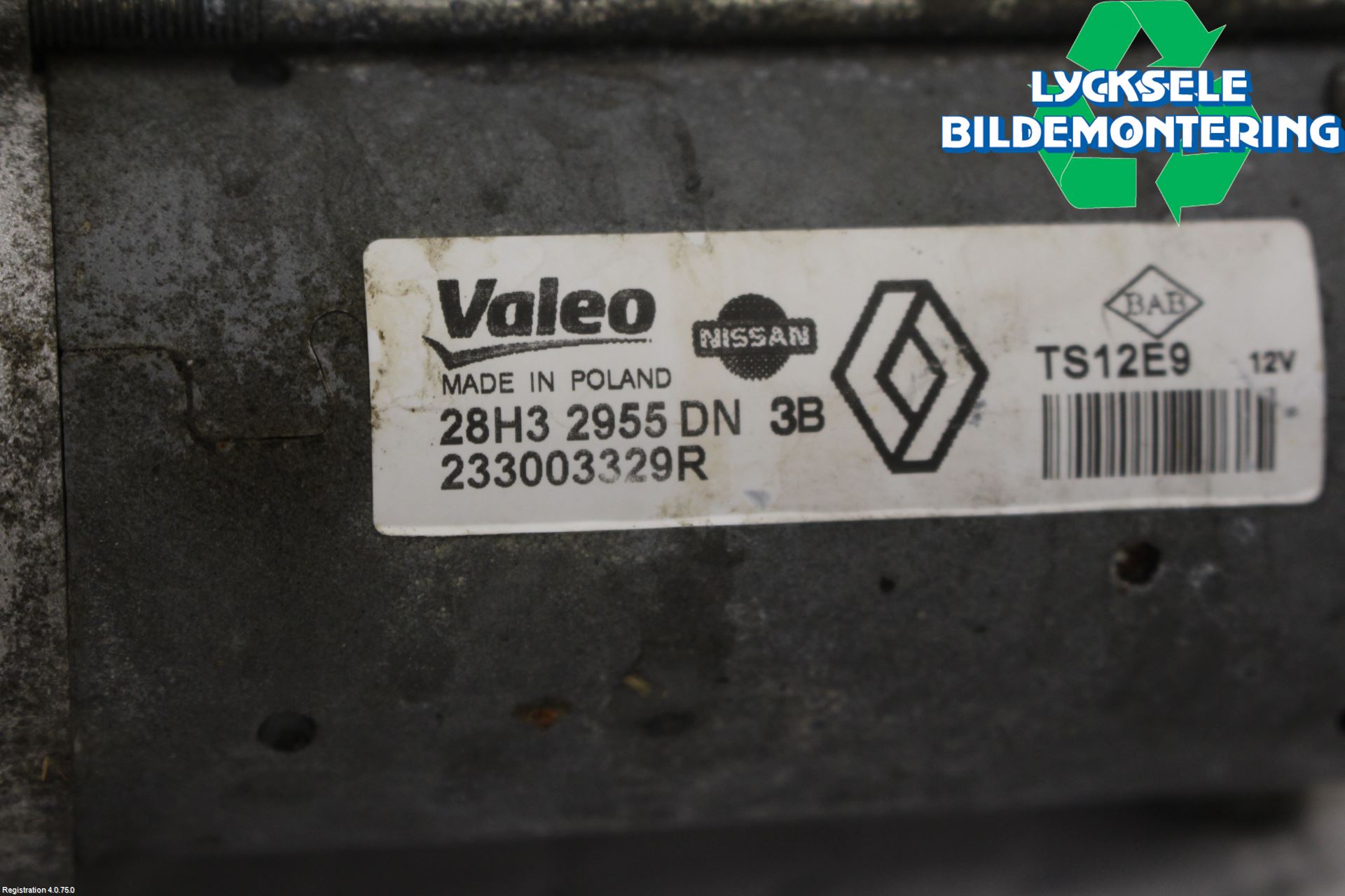 Nissan NV200/NV200 COMBI Startmotor Diesel