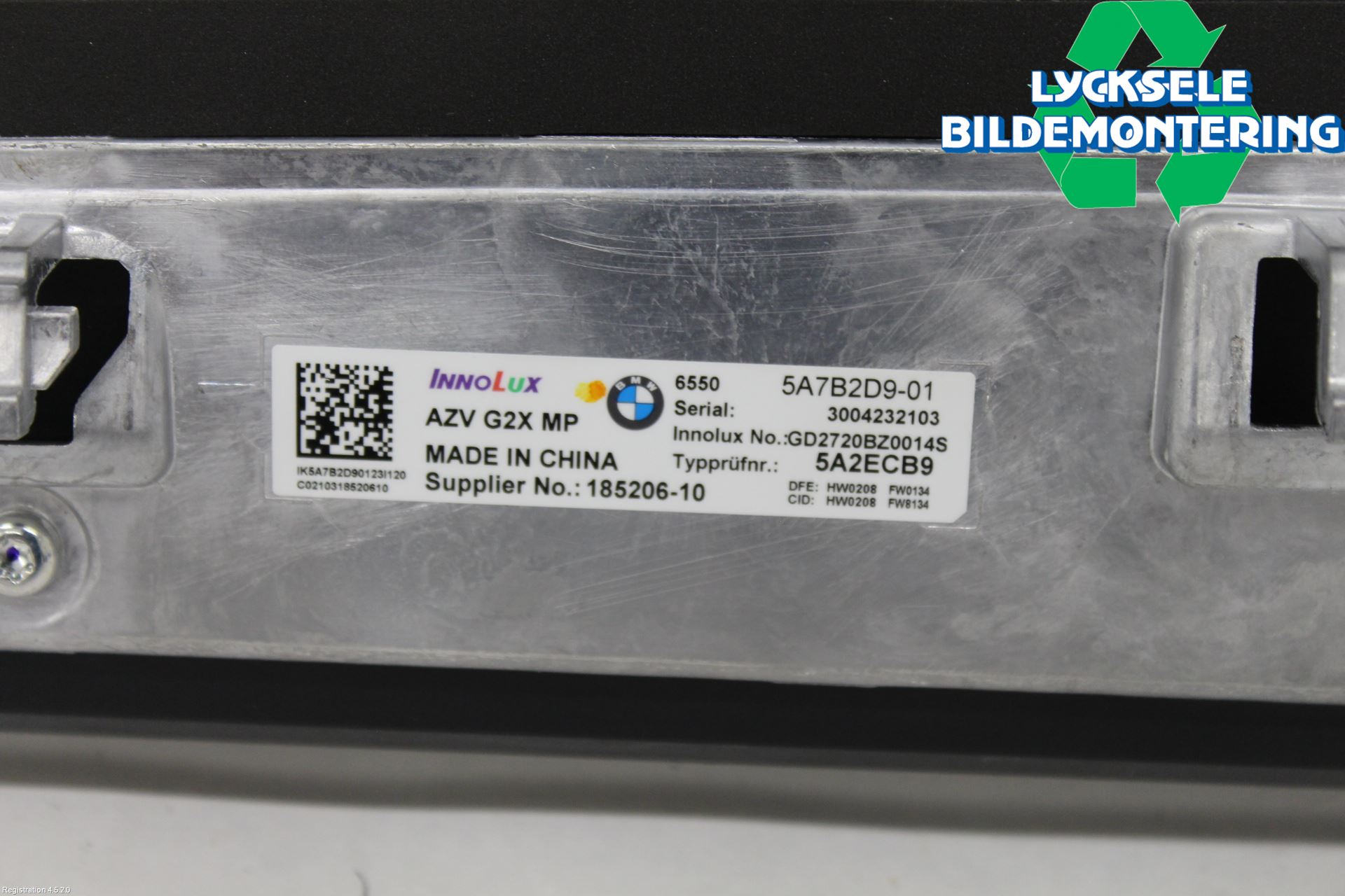 BMW 4/i4 G26 GRAN COUPÉ 21- Multifunktionsdisplay