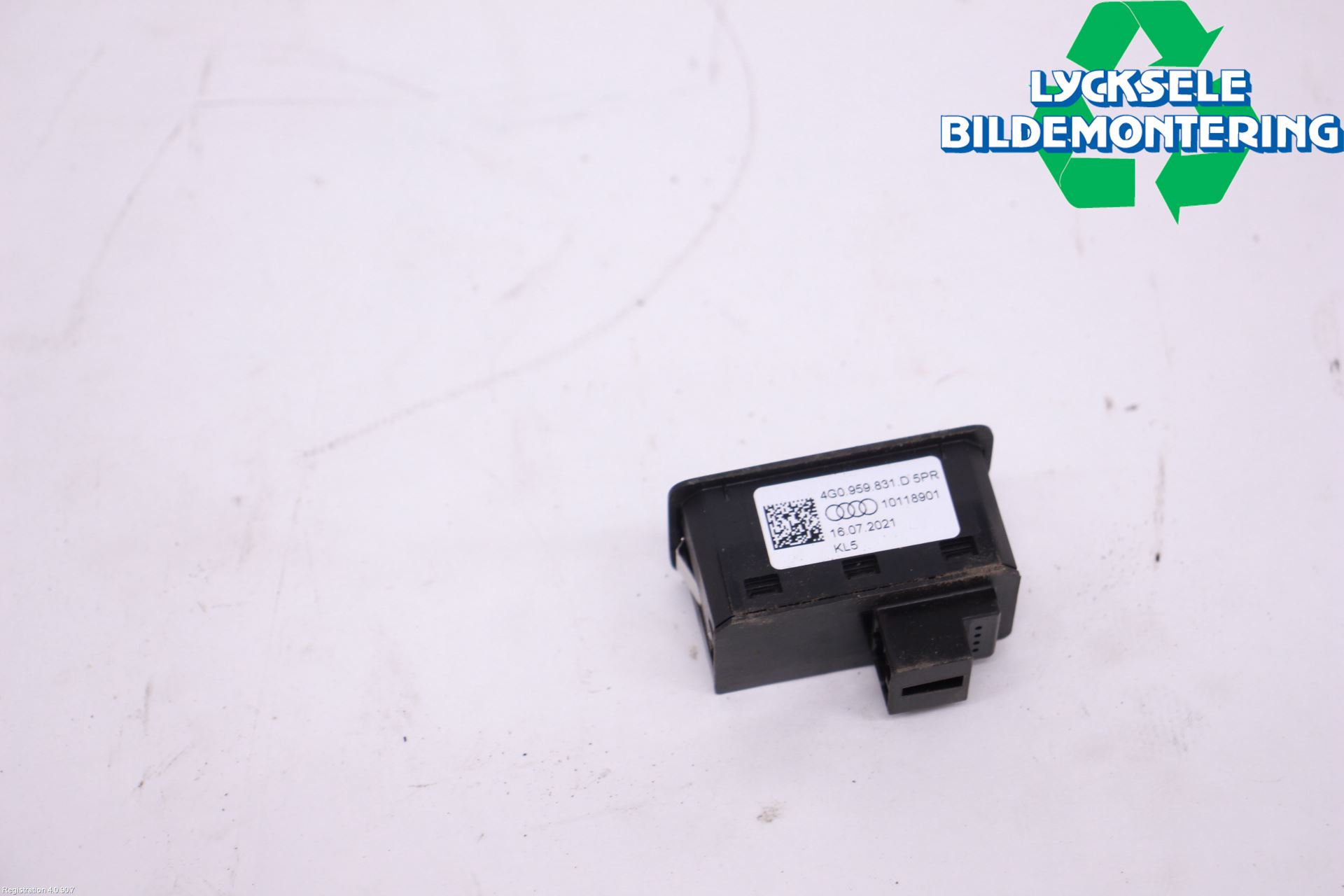 Audi E-TRON, S GE 19- Strömställare Baklucka