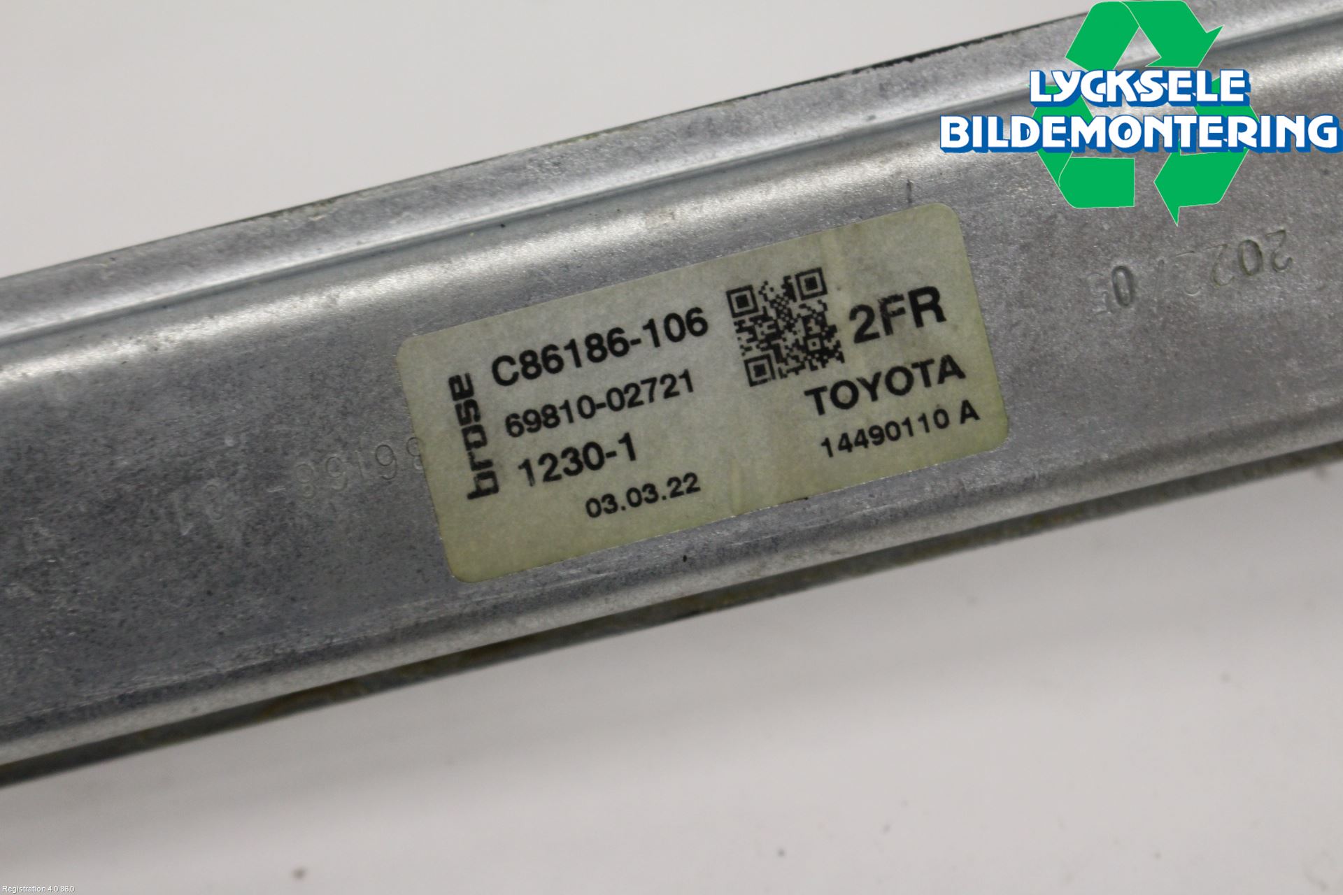 Toyota COROLLA 19- Fönsterhiss El Kompl