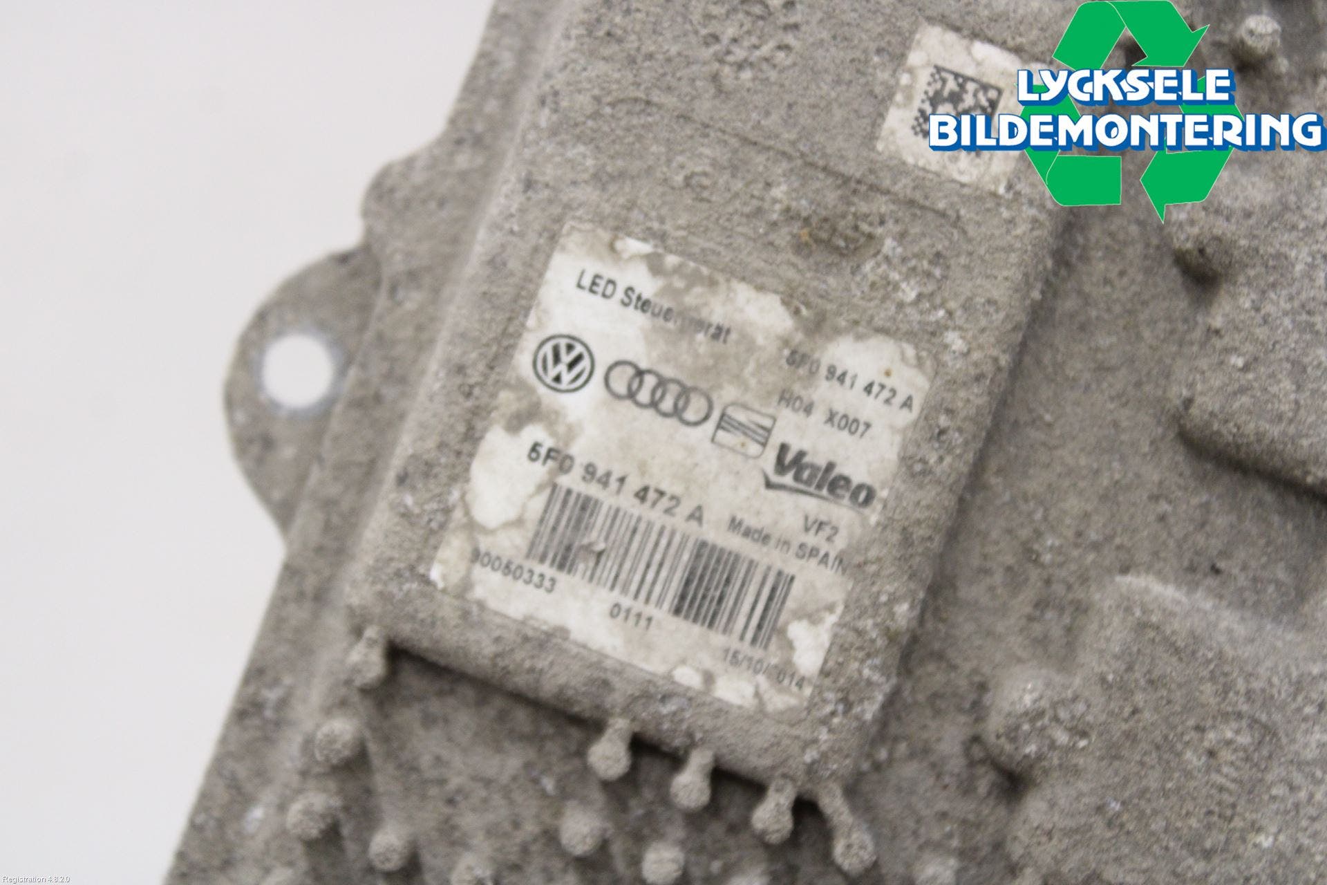 Volkswagen VW GOLF / E-GOLF VII 13-20 Styrenhet Strålkastare