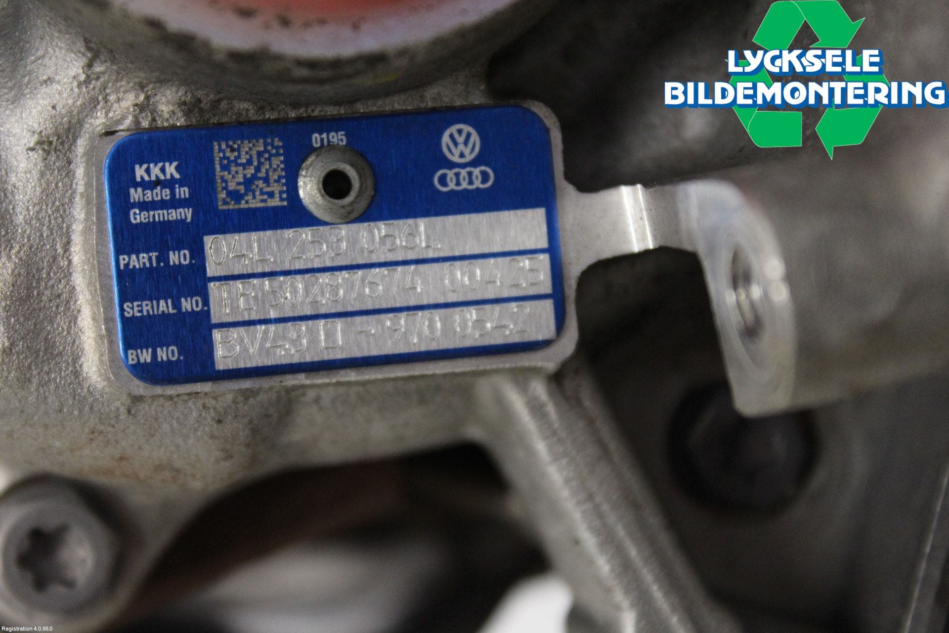 Audi A4/S4 B9 16-19 Turboaggregat