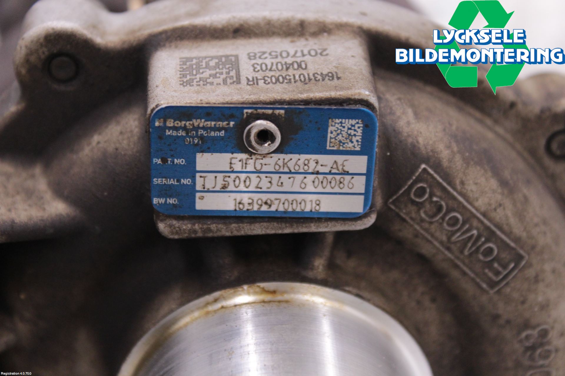 Ford MONDEO 15-22 Turboaggregat