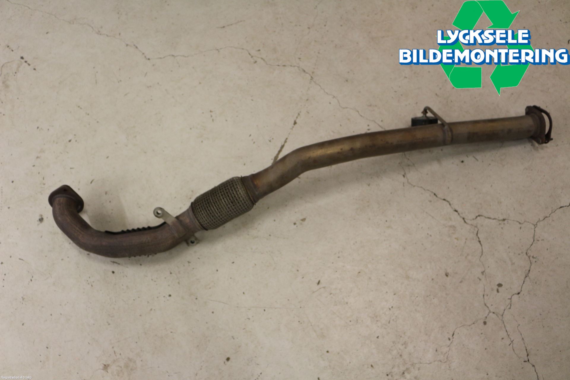 Opel INSIGNIA 17- Avgas Främre Rör