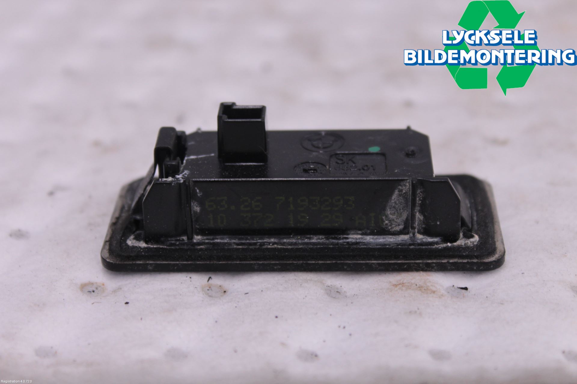 BMW X1 E84 10-15 Skylt Belysning