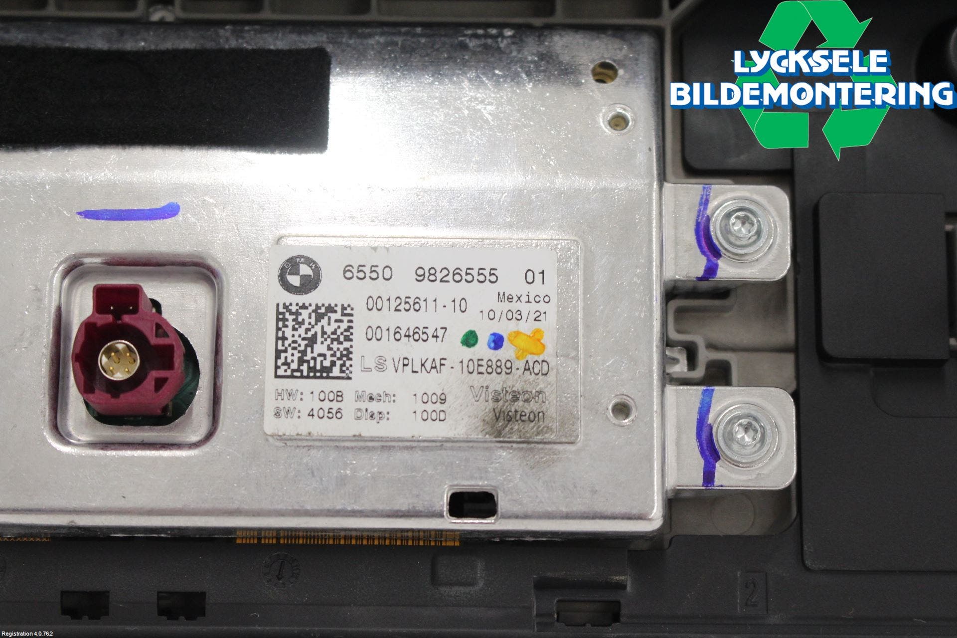 BMW 3 G20/G21/G80/G81 19- Bildskärm