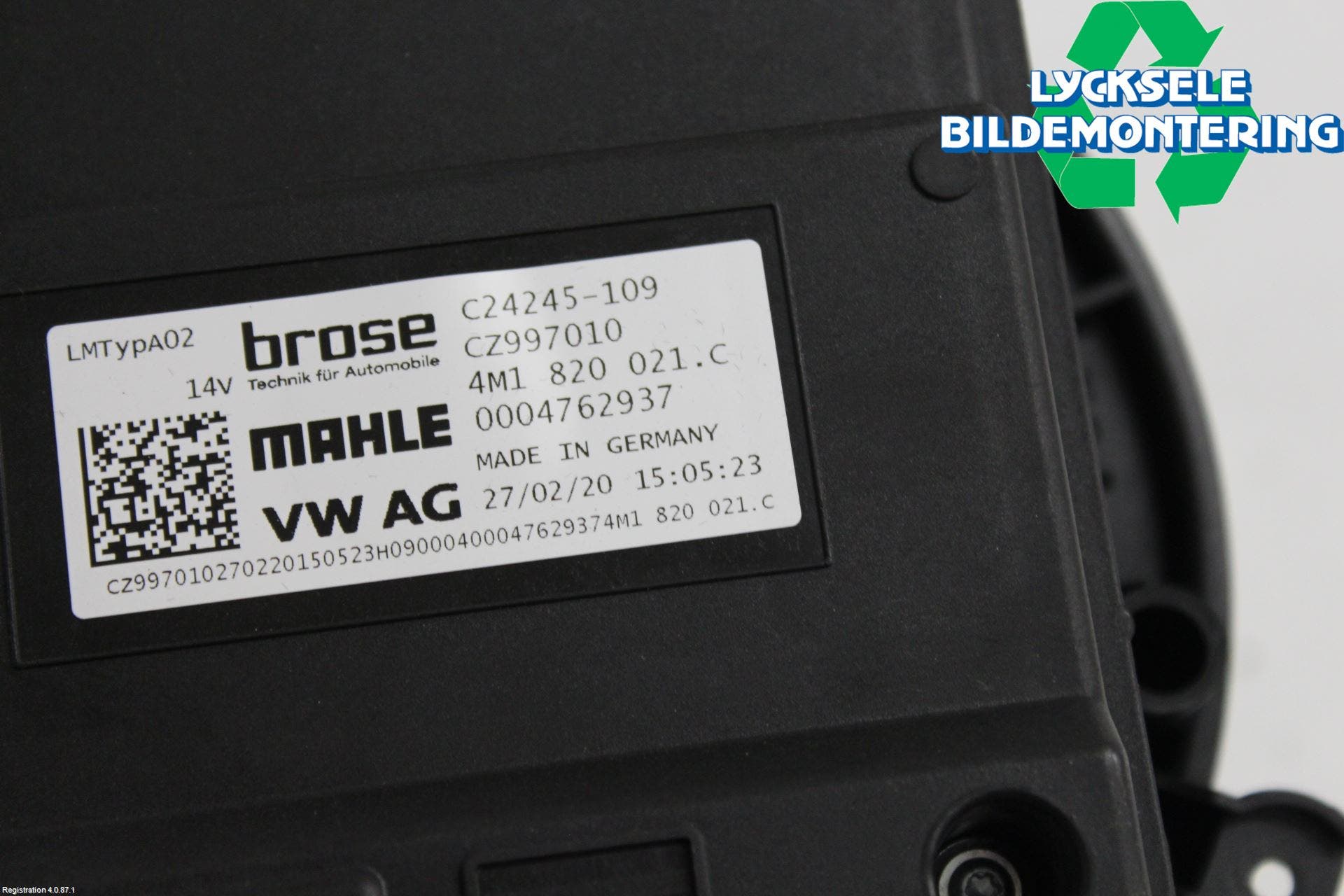 Audi A6 F2/C8 19- Ac Värmefläkt