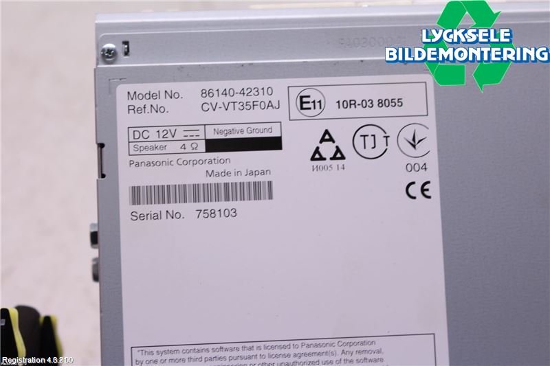 Toyota RAV4 13-18 Cd Radio - Multimediapanel