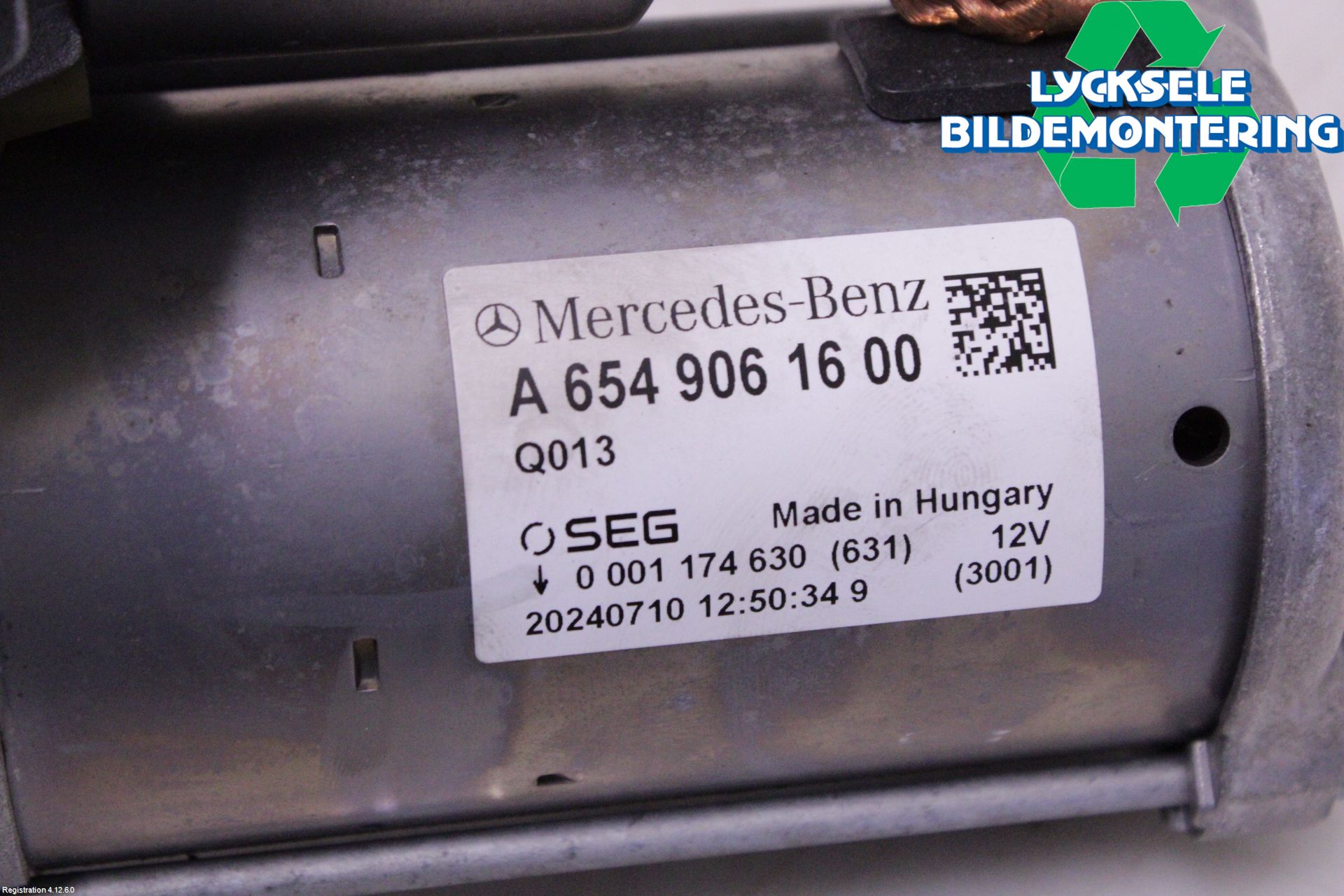 Mercedes-Benz MB VITO/V-KLASS (W640,W447,W448) 14- Startmotor Diesel
