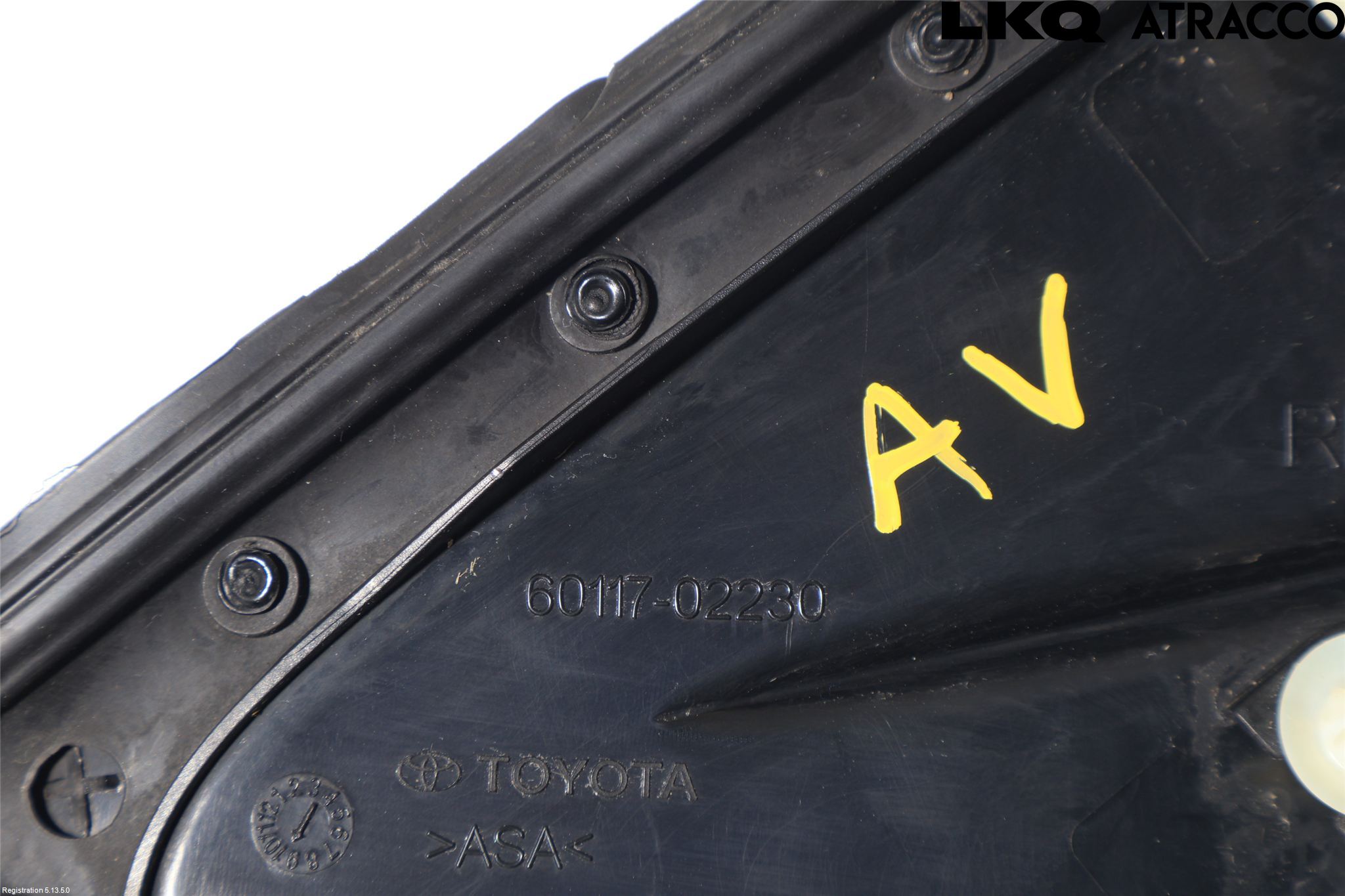 Toyota COROLLA 19- List Framskärm Hö