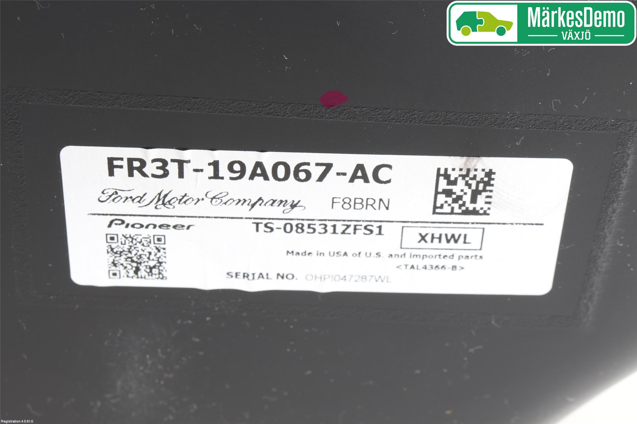 Ford MUSTANG VI 15-22 Högtalare