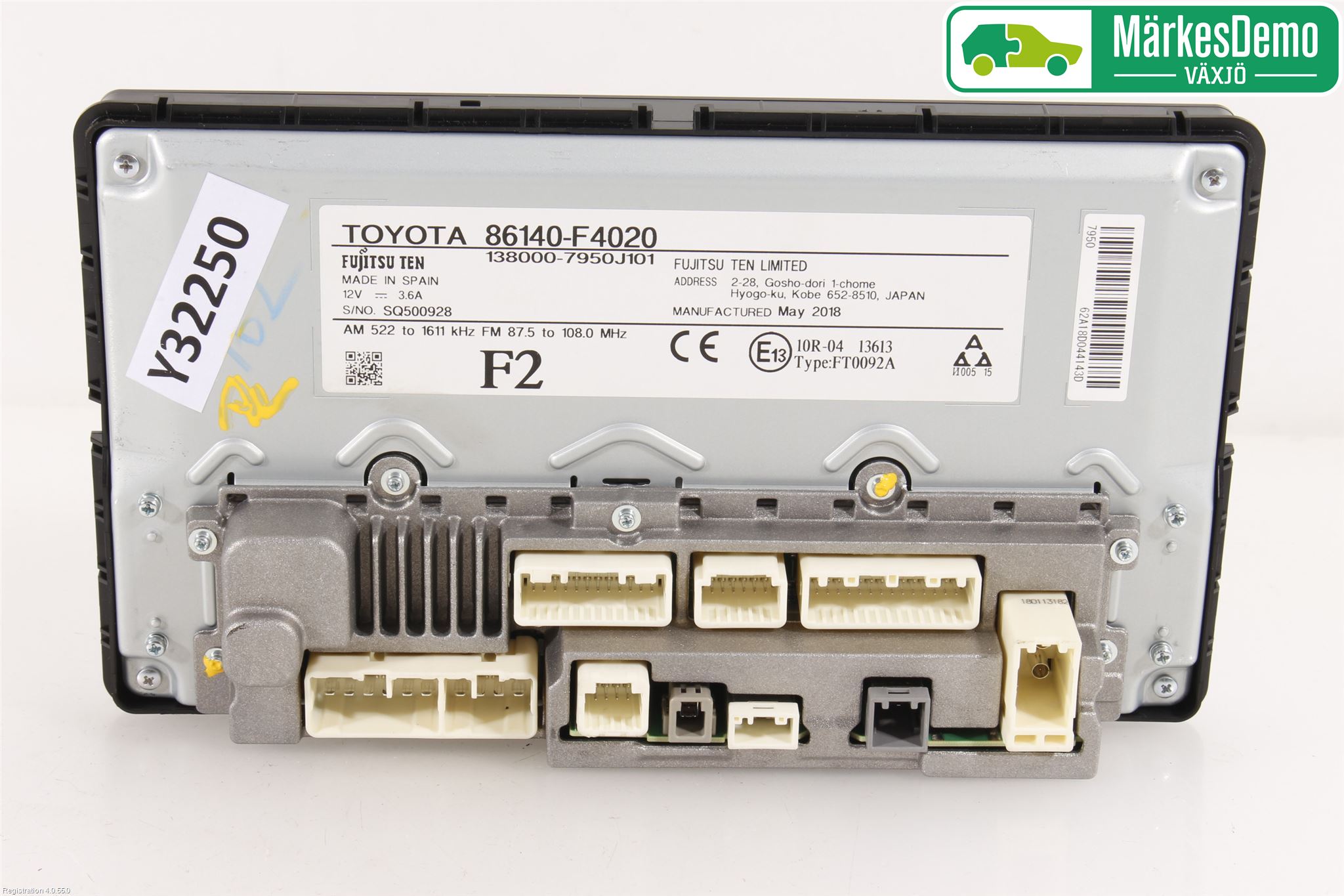 Toyota C-HR 16-23 Cd Radio - Multimediapanel