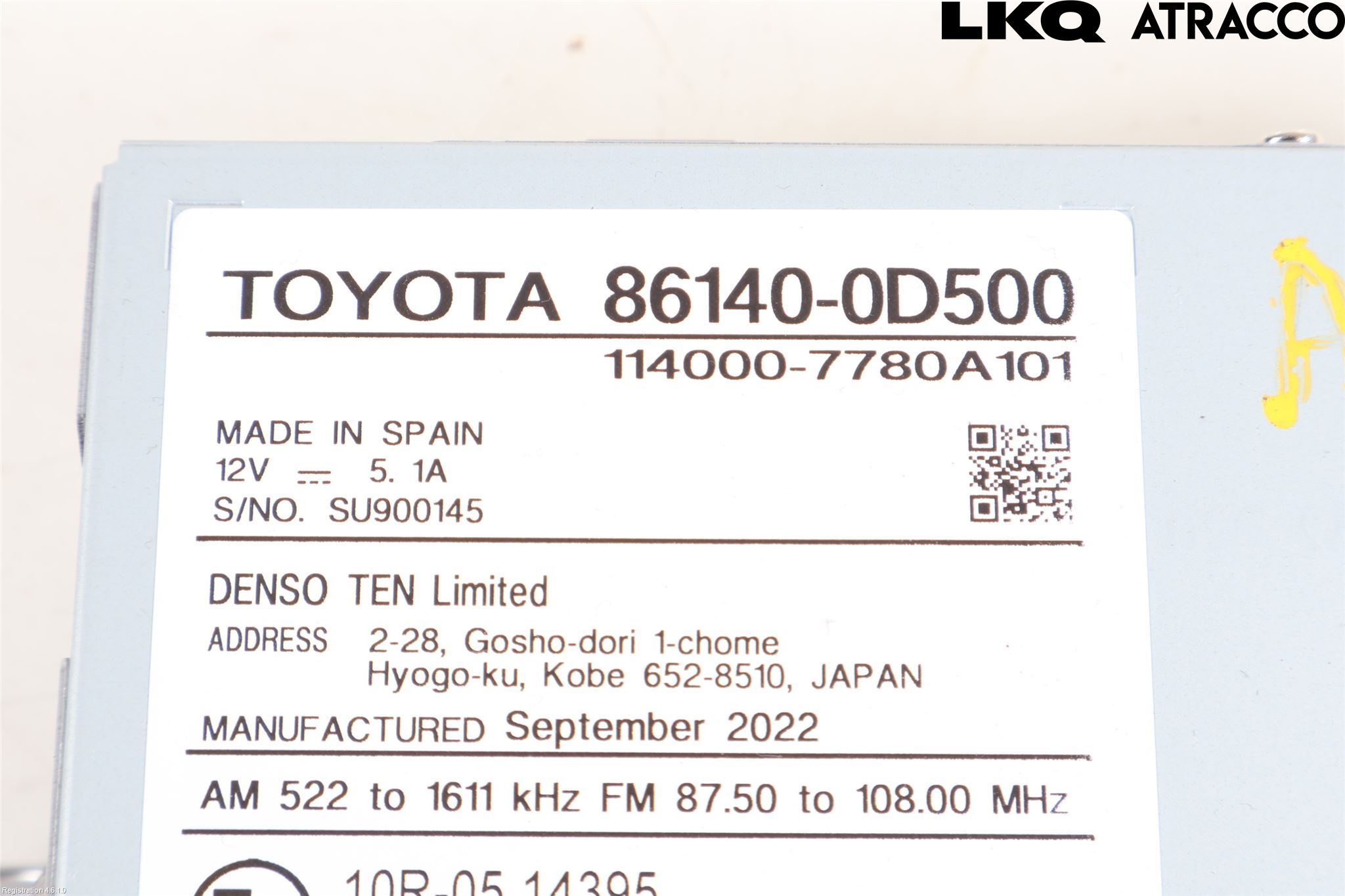 Mazda 2 KB Hybrid 22- Cd Radio - Multimediapanel