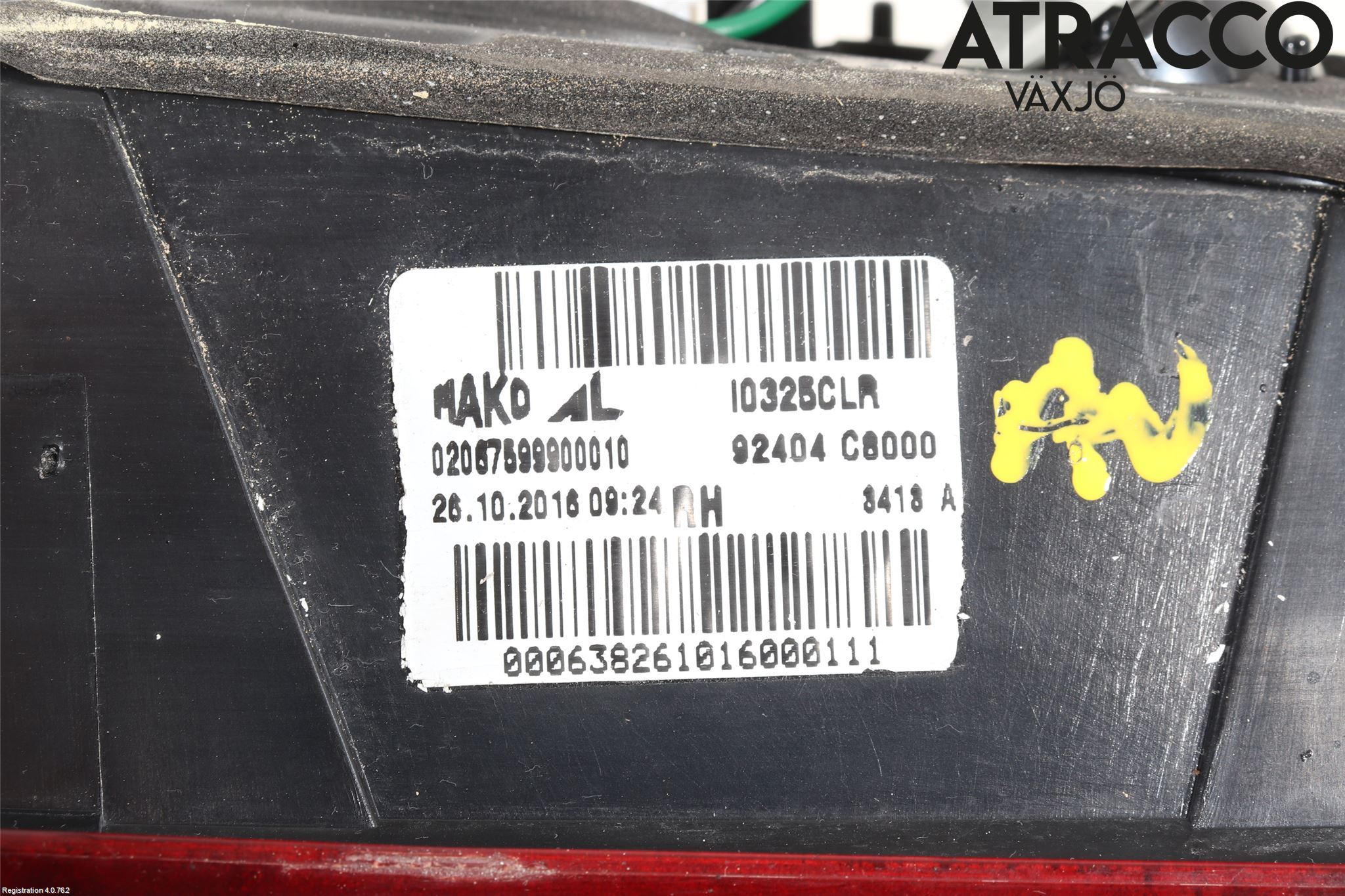 Hyundai i20 GB 15-20 Bakljus Lucka Hö
