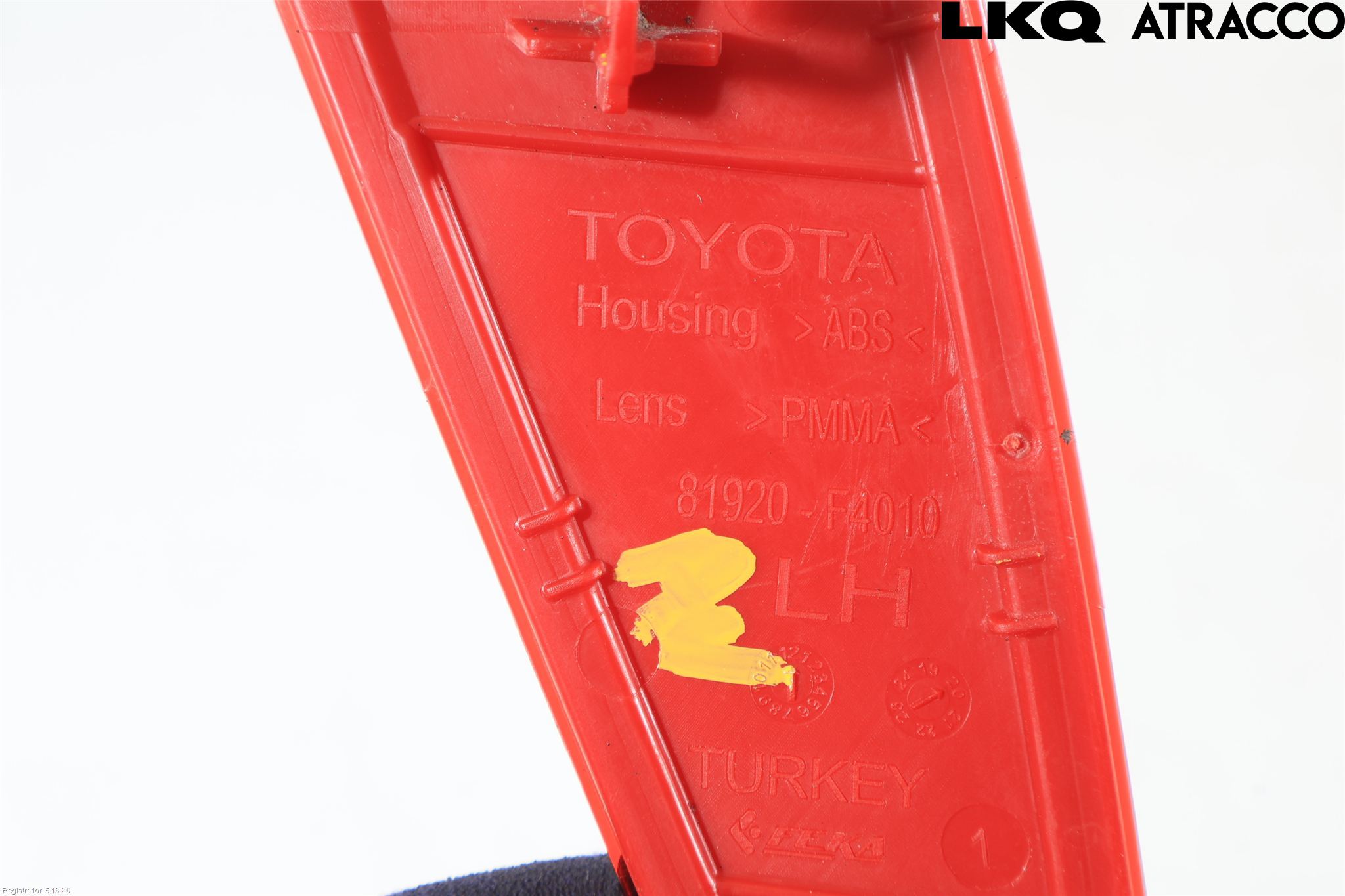 Toyota YARIS XP21 20- Dimljus/Reflex Bak