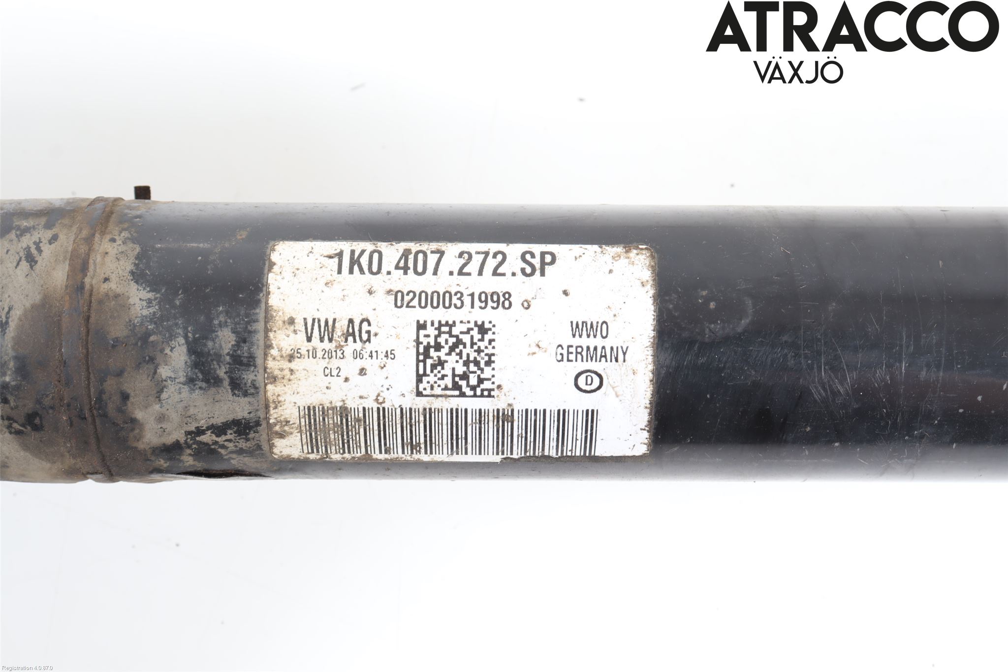 Volkswagen VW TOURAN 10-15 Drivaxel Fram Höger