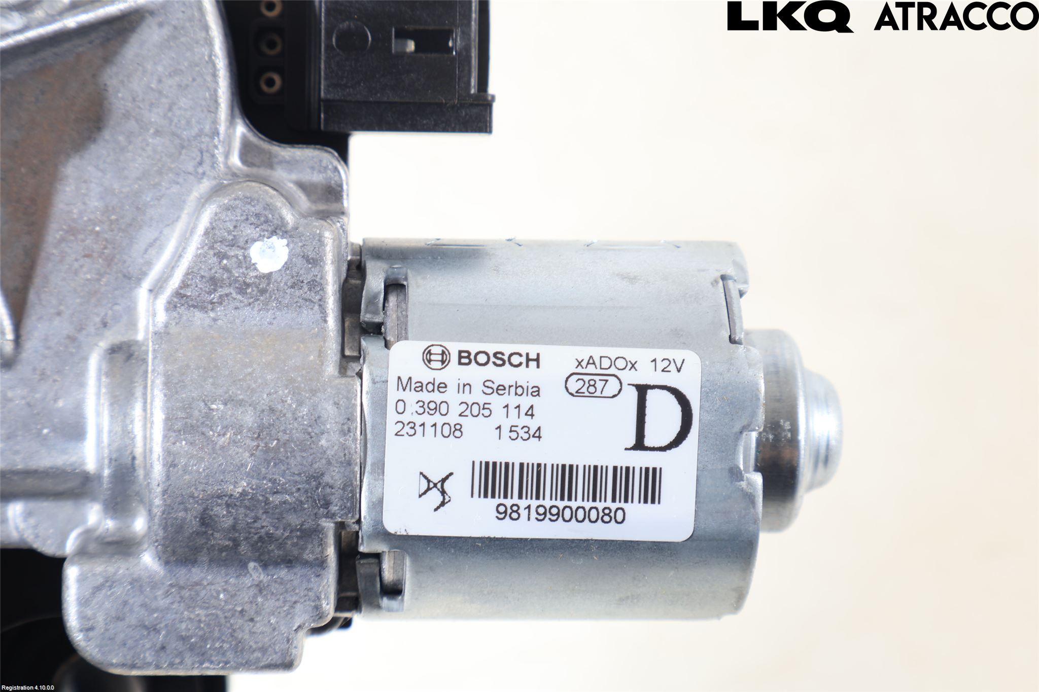 Peugeot 308/E-308 21- Torkarmotor Baklucka
