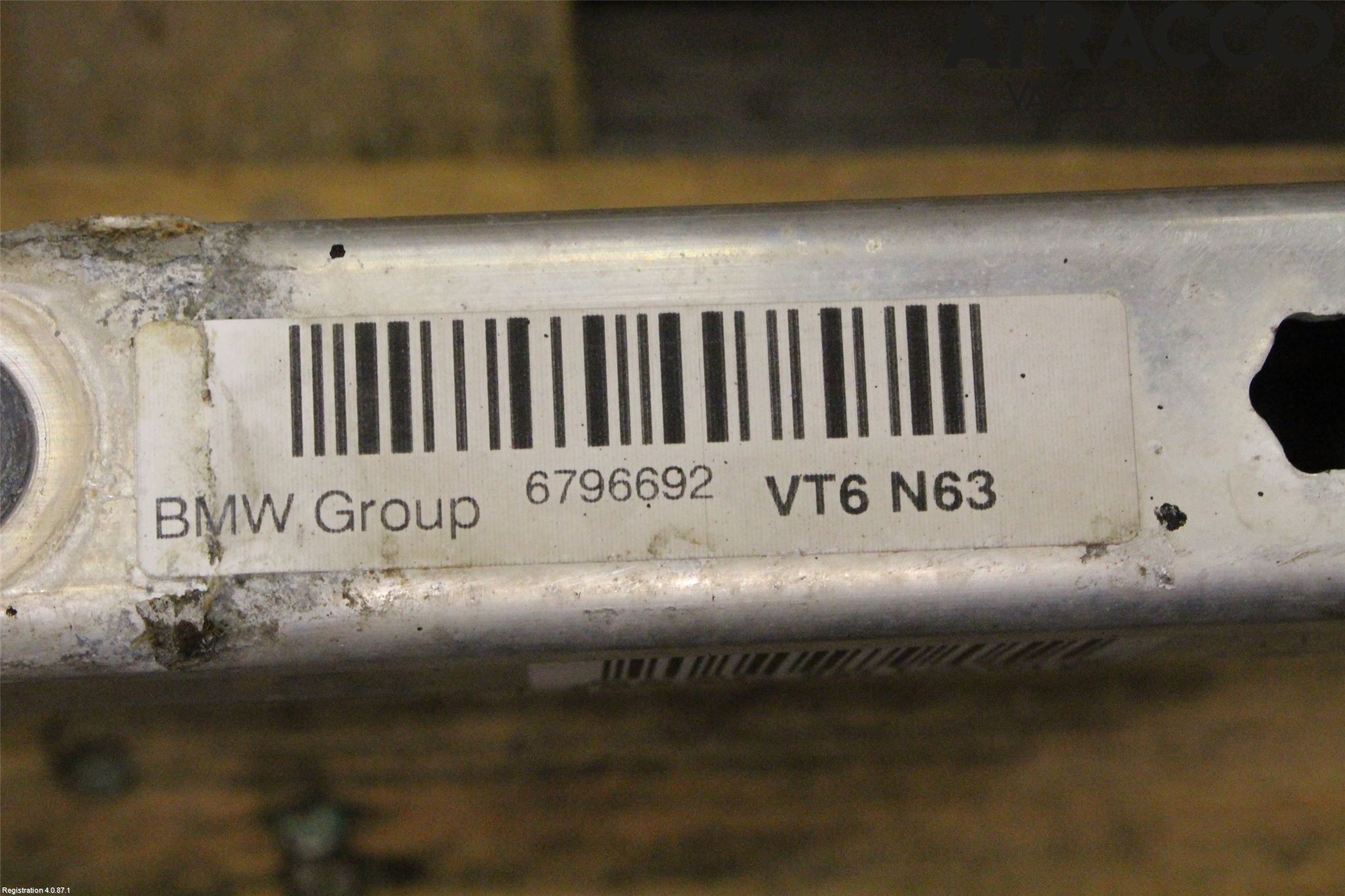 BMW 5 F10/F11/F18 09-17 Framvagnsbalk