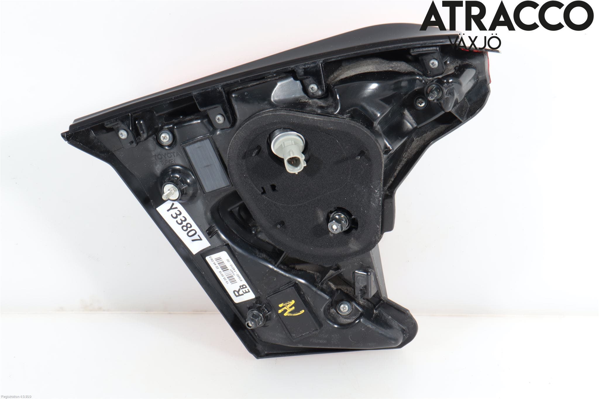 Toyota C-HR 16-23 Bakljus Lucka Hö