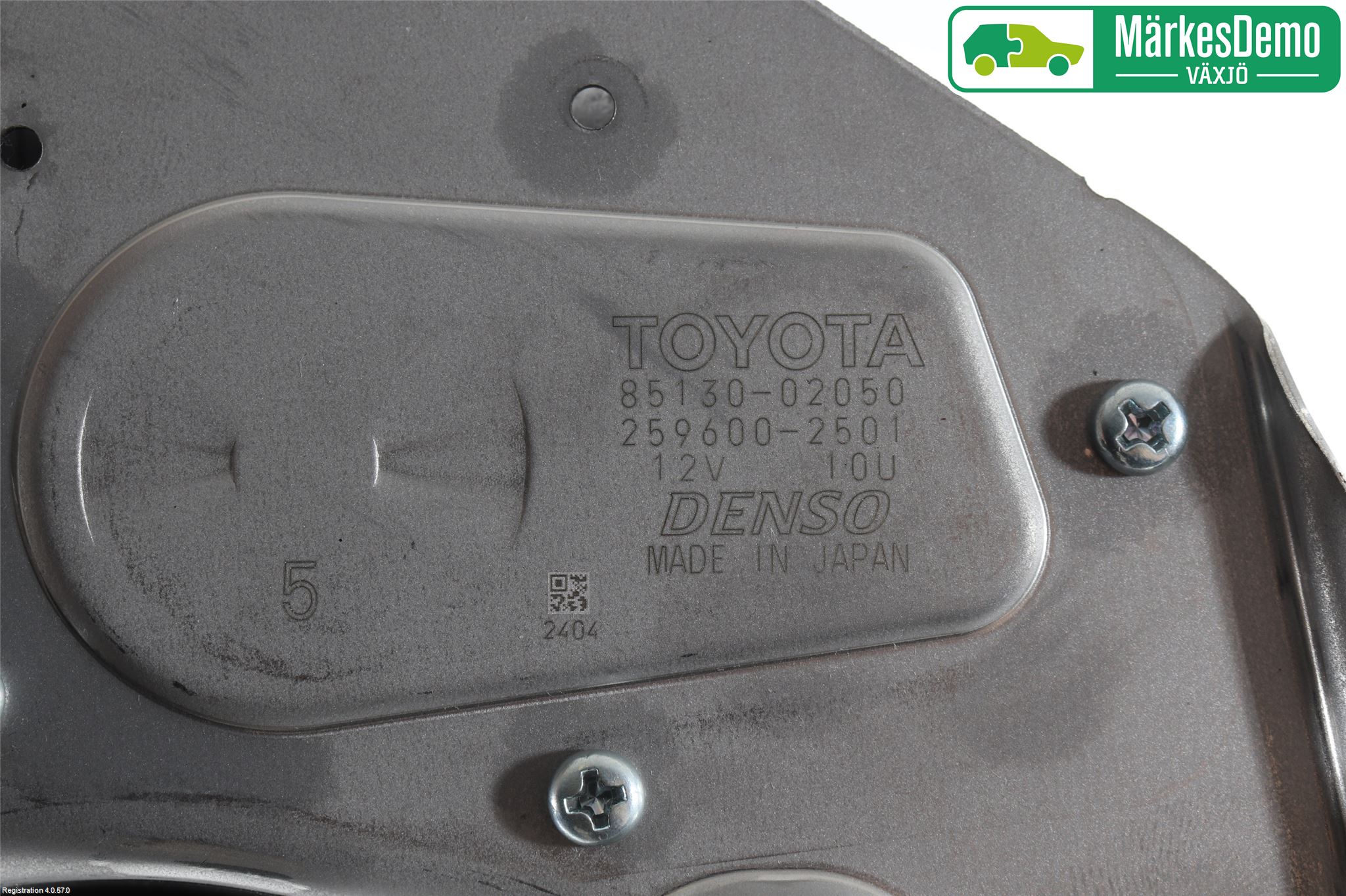 Toyota AURIS 13-19 Torkarmotor Baklucka