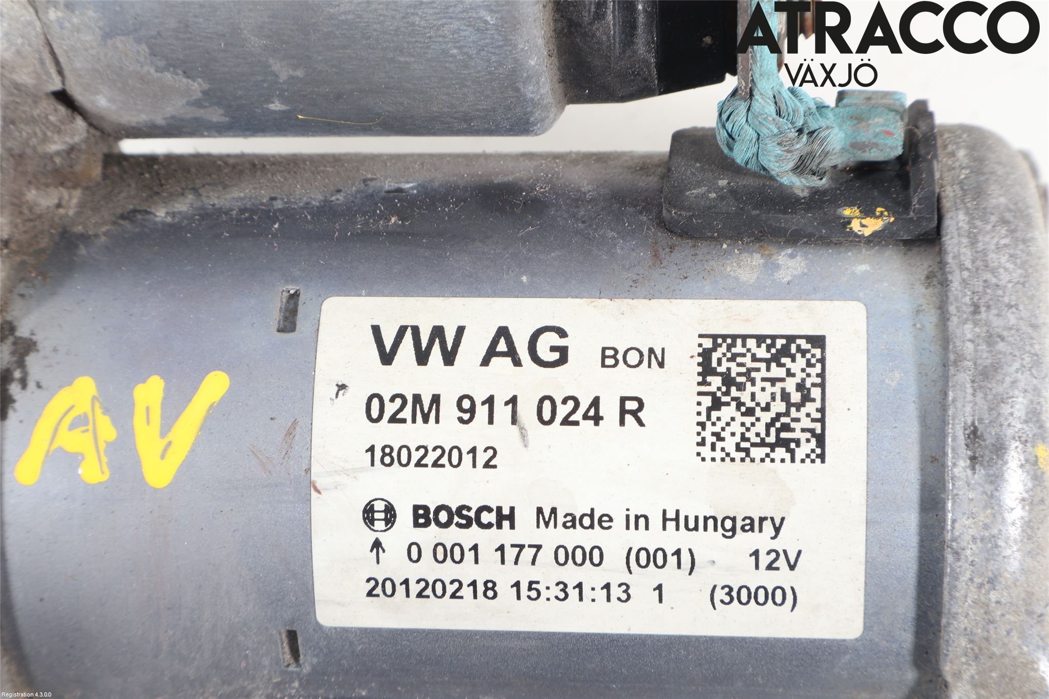 Volkswagen VW UP! / E-UP! Startmotor