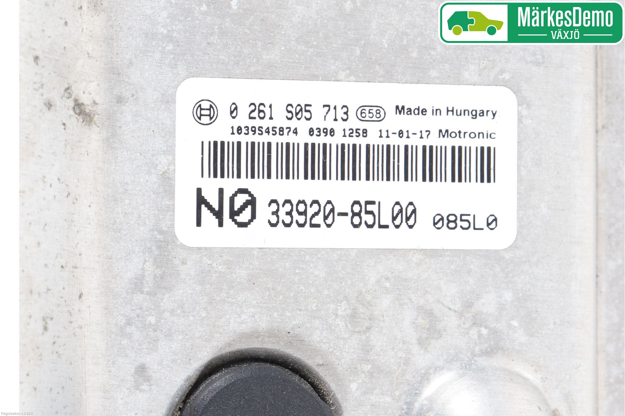 Suzuki SPLASH Styrenhet Insprut Bensin