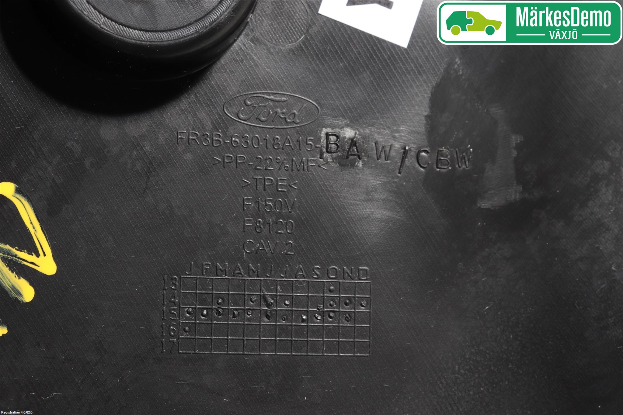 Ford MUSTANG VI 15-22 Torpedplåt-Torpedplast