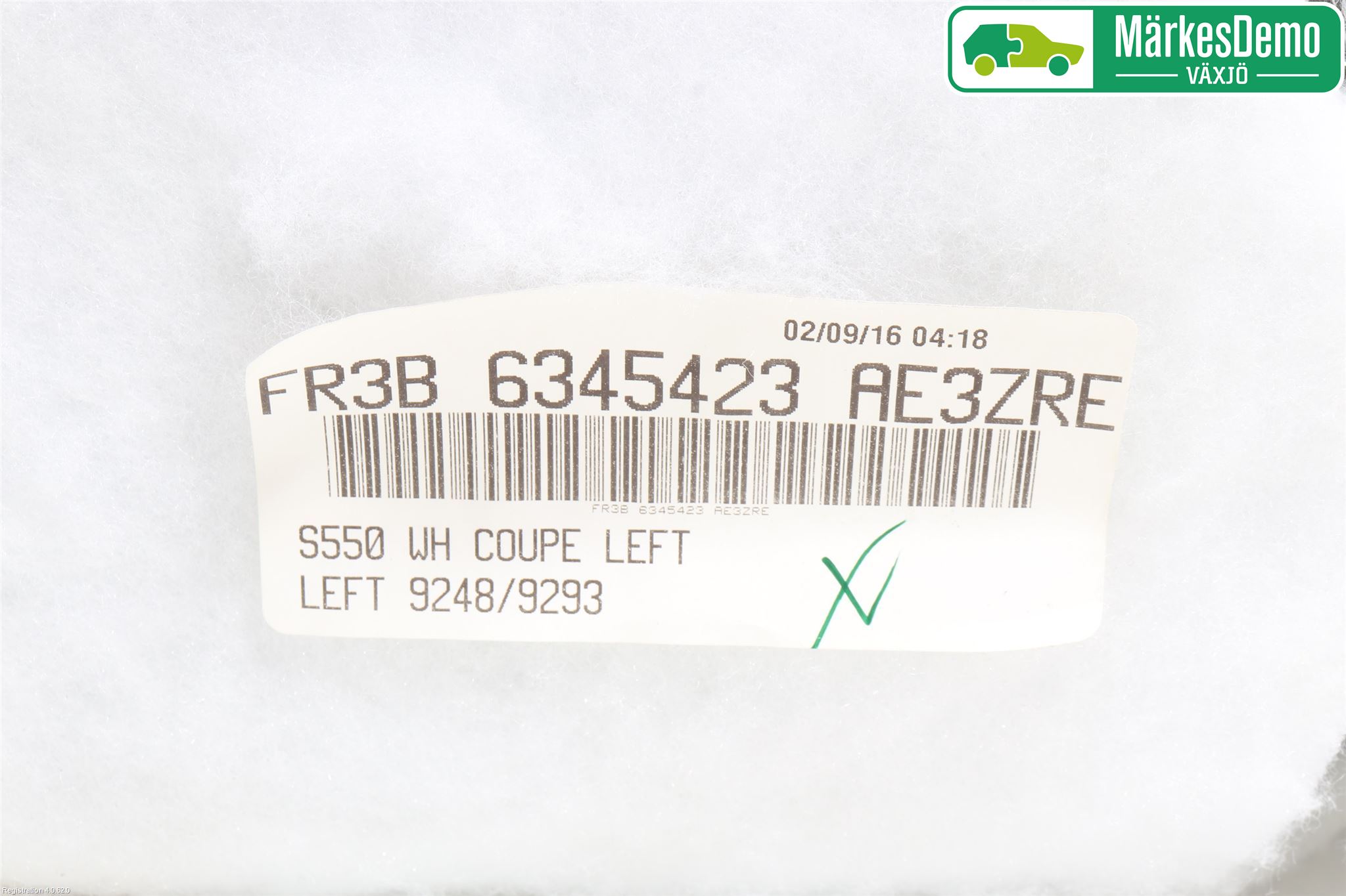 Ford MUSTANG VI 15-22 Inrbagagerumklädsel-Golv
