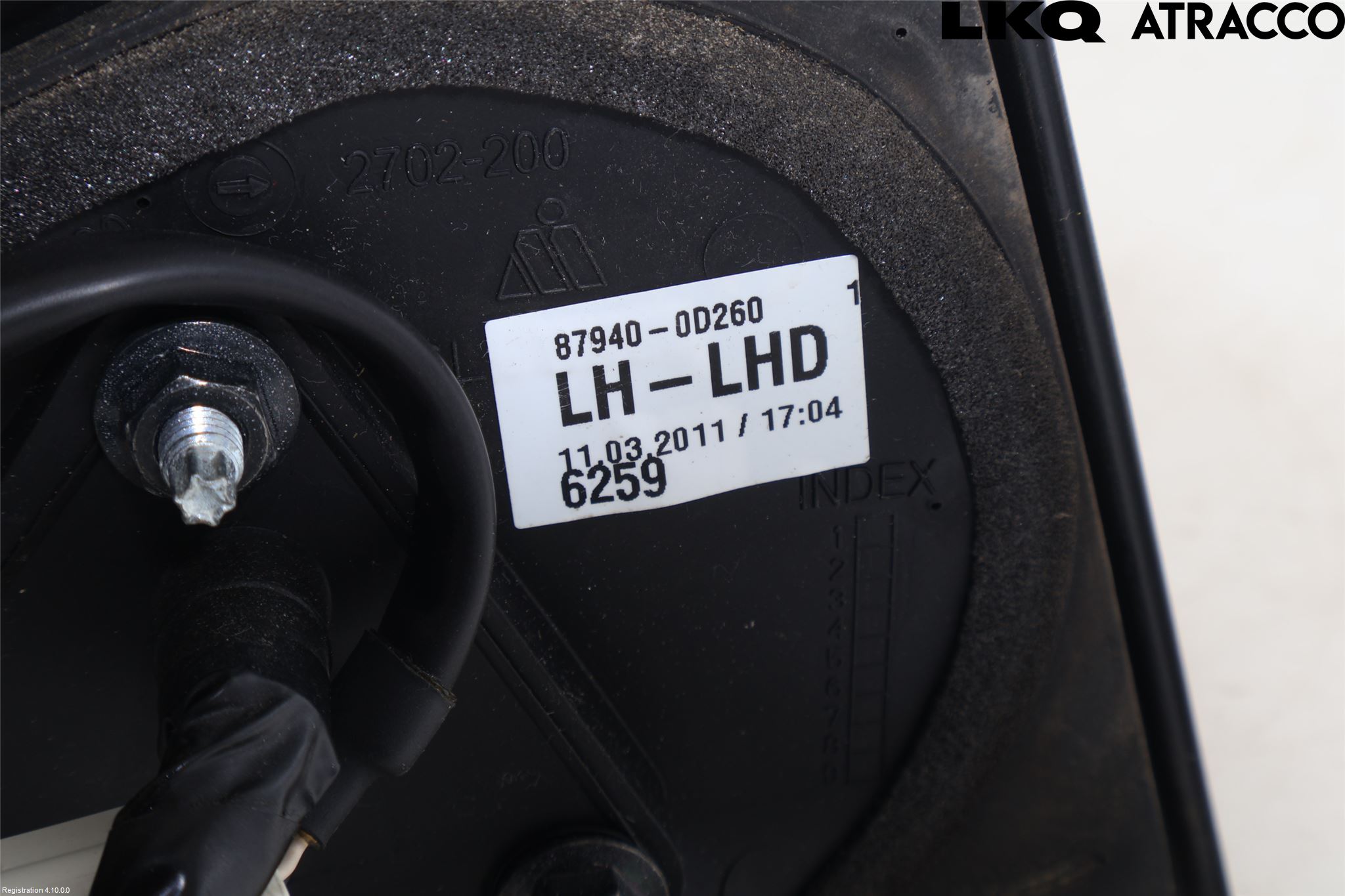Toyota YARIS XP90 06-11 Spegel Yttre El Vä