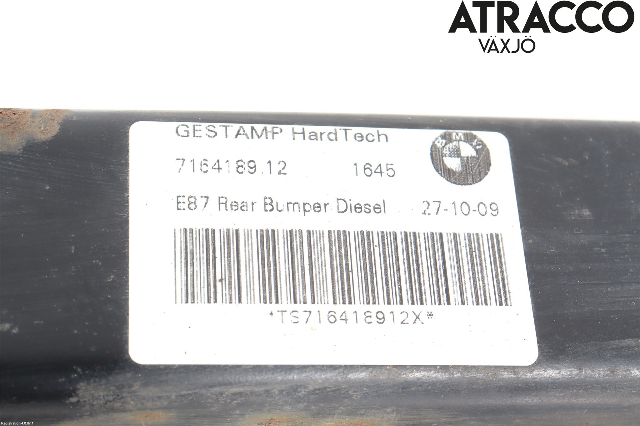 BMW 1 E87/81 5D/3D 03-11 Stötfångarbalk Bak