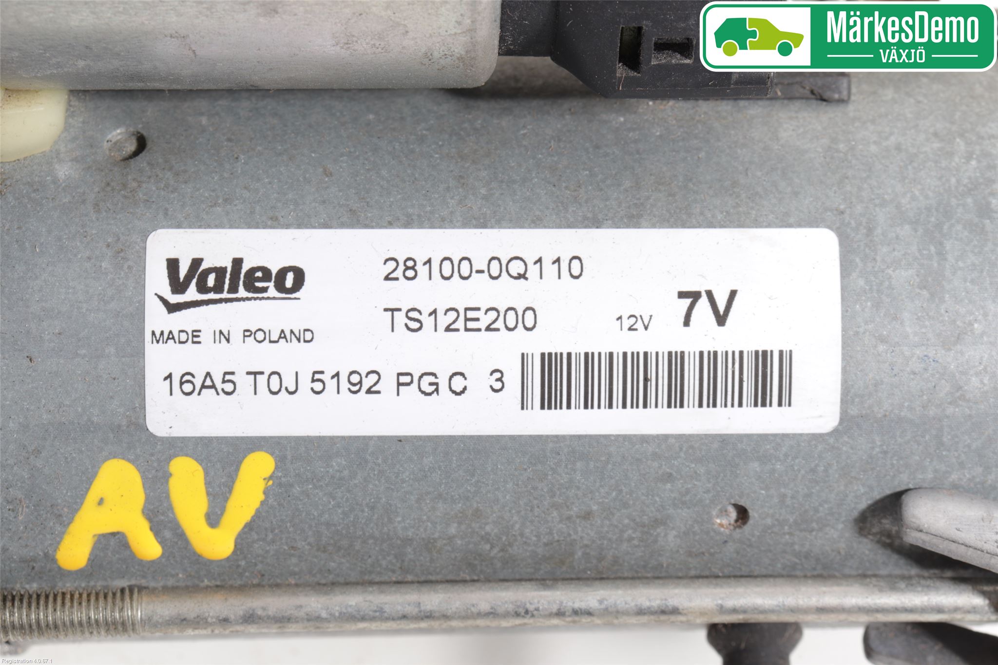 Toyota AYGO 15-21 Startmotor