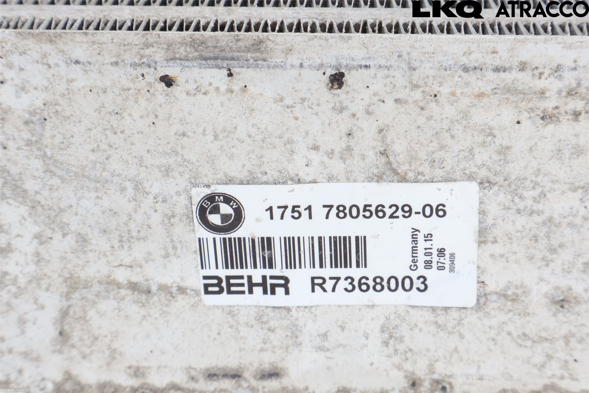 BMW 5 F10/F11/F18 09-17 Laddluft-Intercooler Kyl
