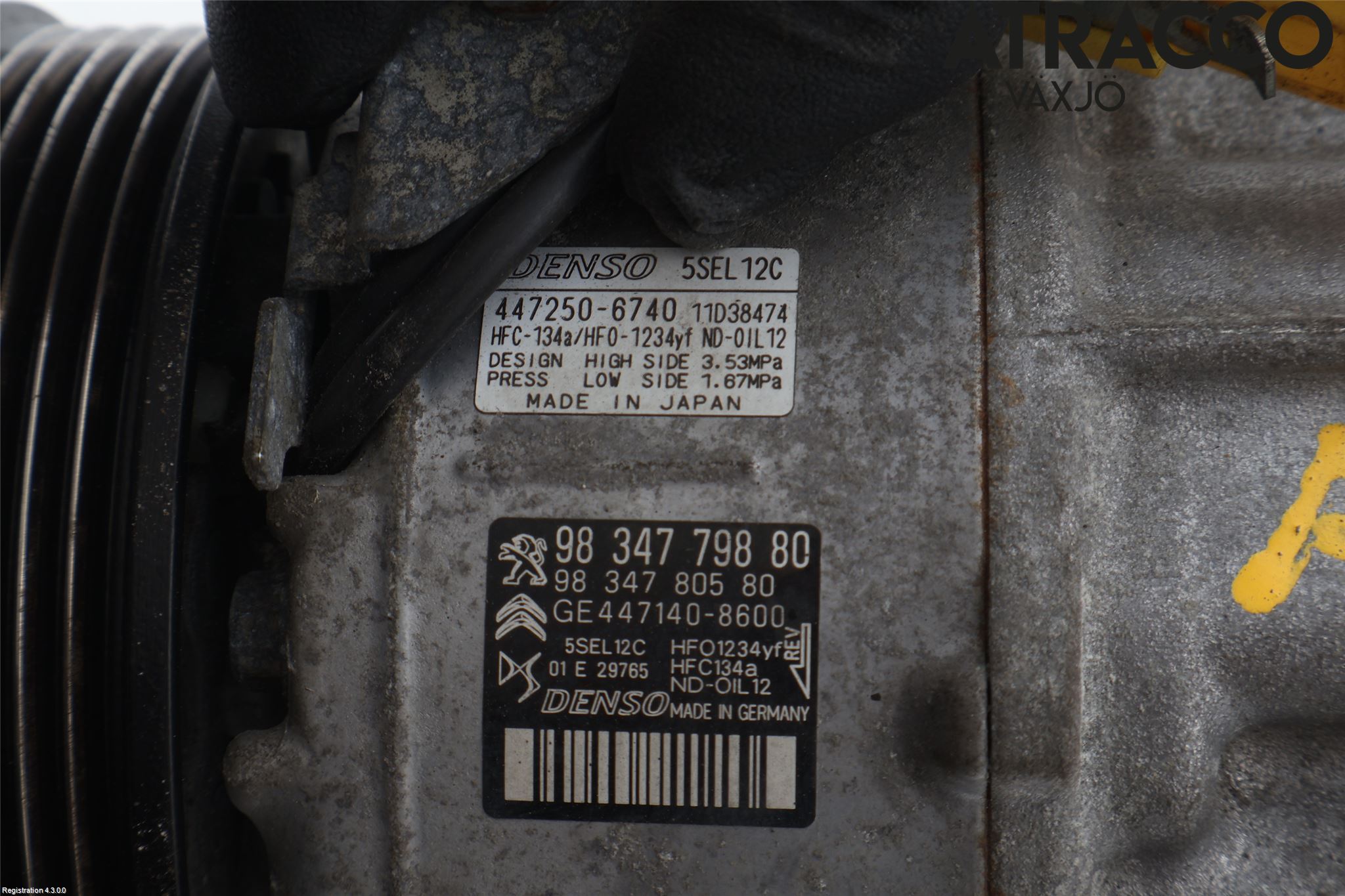 Peugeot 2008/E-2008 20- Ac Kompressor