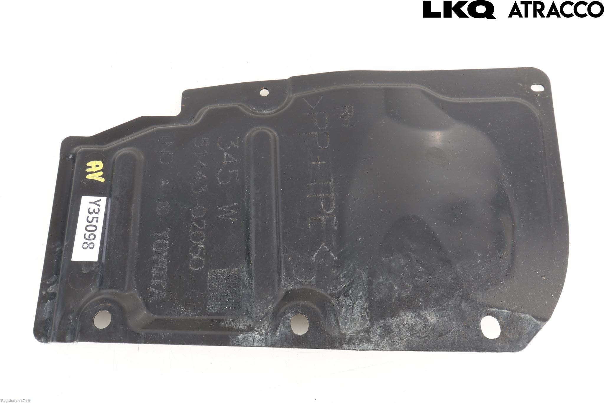 Toyota AURIS 13-19 Hasplåt Plåt-Plast