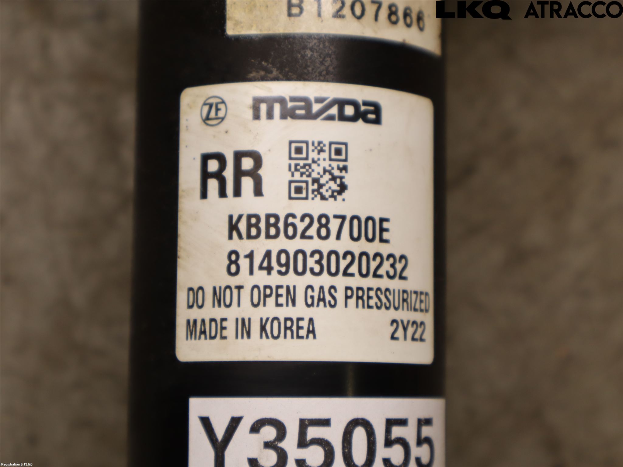 Mazda CX-60 22- Fjäderben Bak Vänster