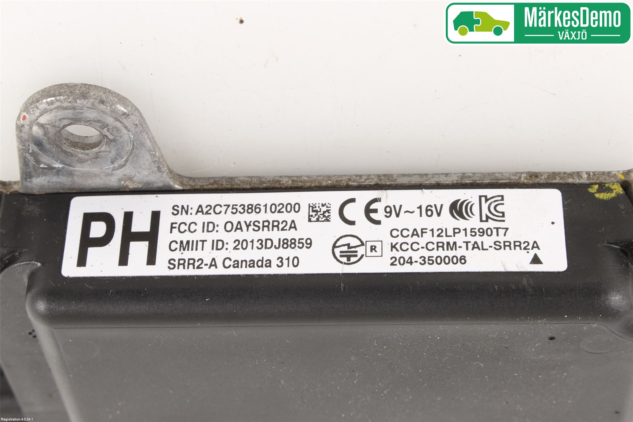 Toyota PRIUS (ZVW50) 16-21 Sensor Aktivt Kollisionsskydd