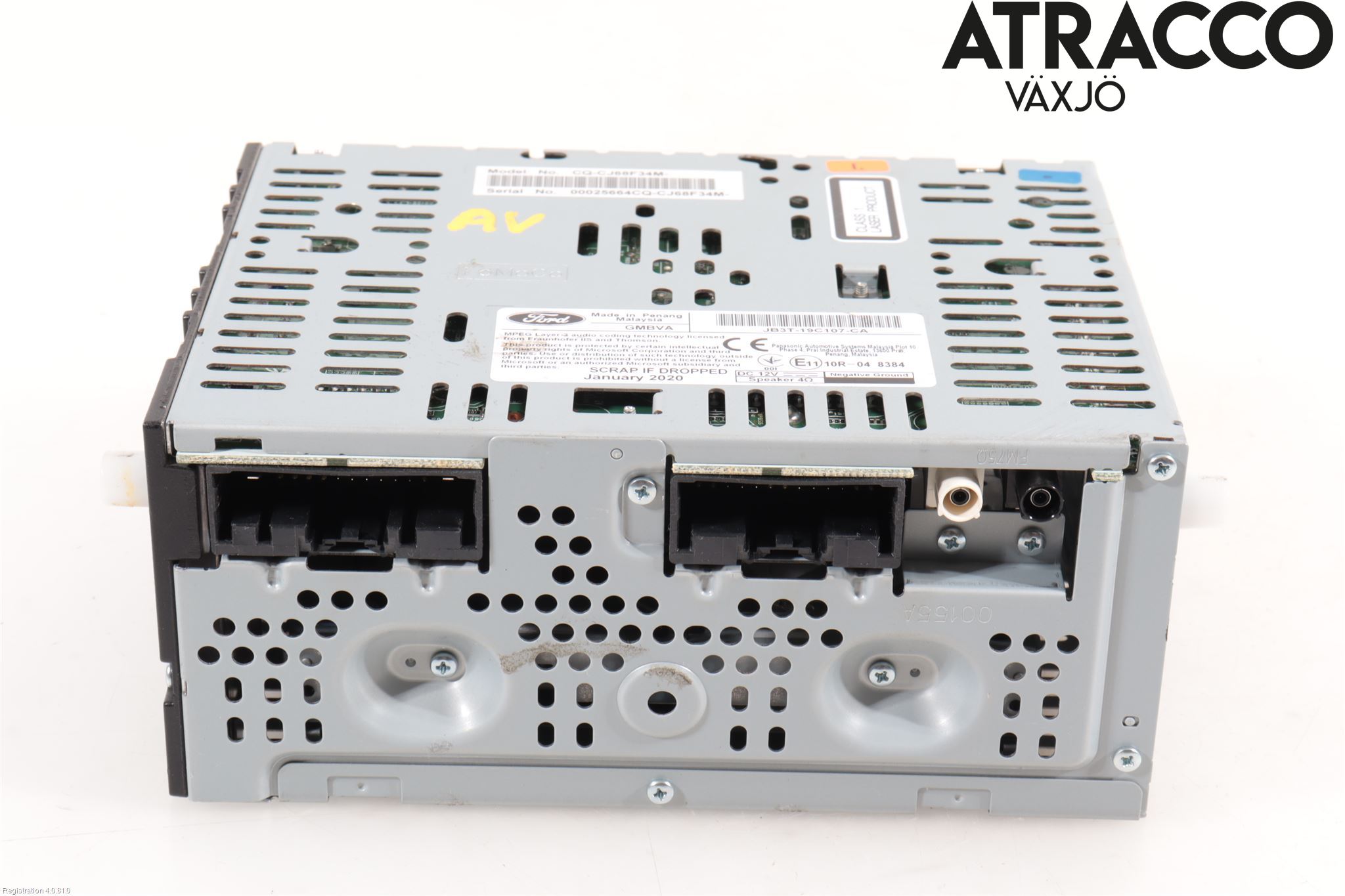 Ford RANGER 22- Styrenhet Multimedia