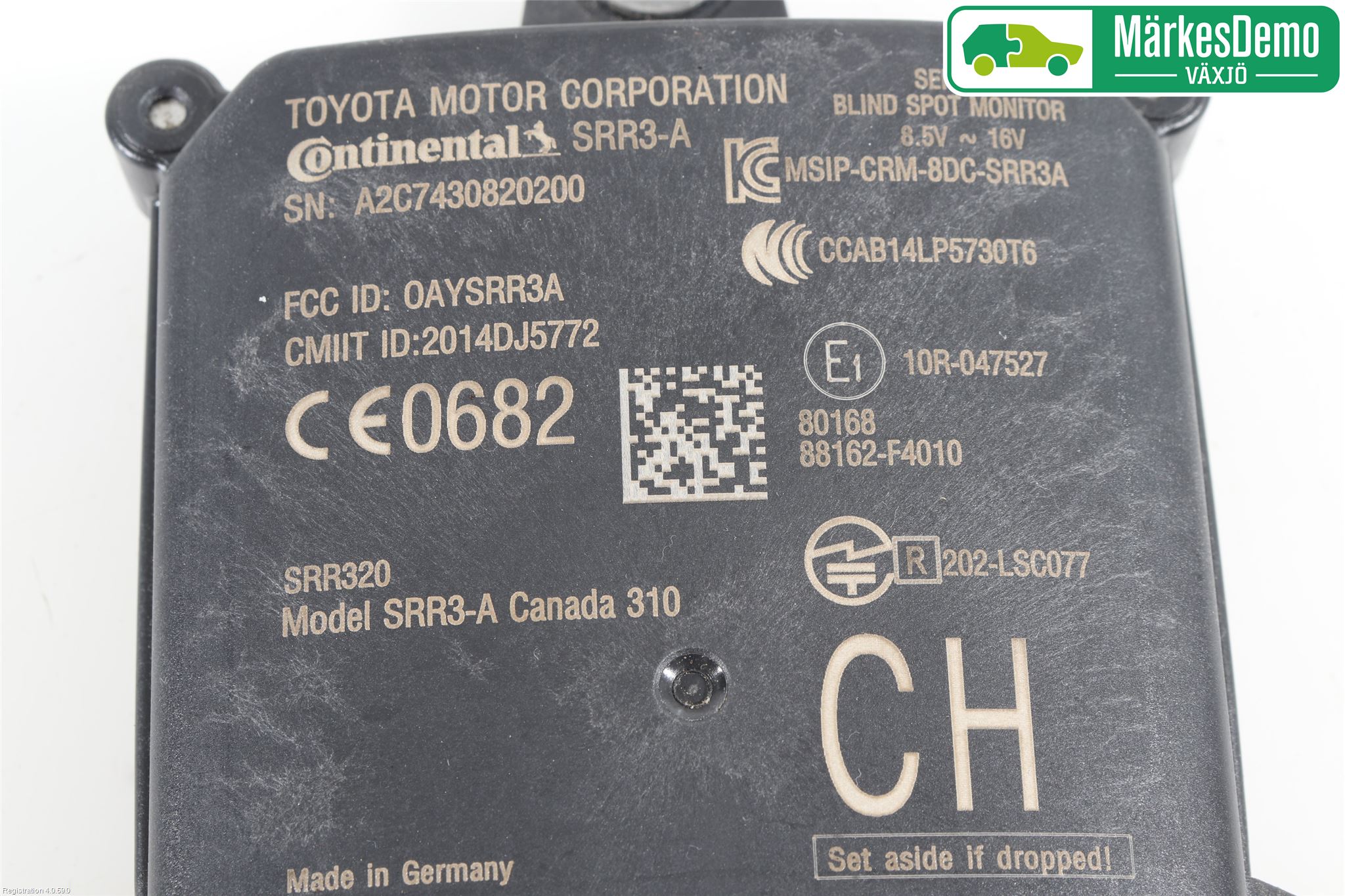 Toyota C-HR 16-23 Sensor Aktivt Kollisionsskydd