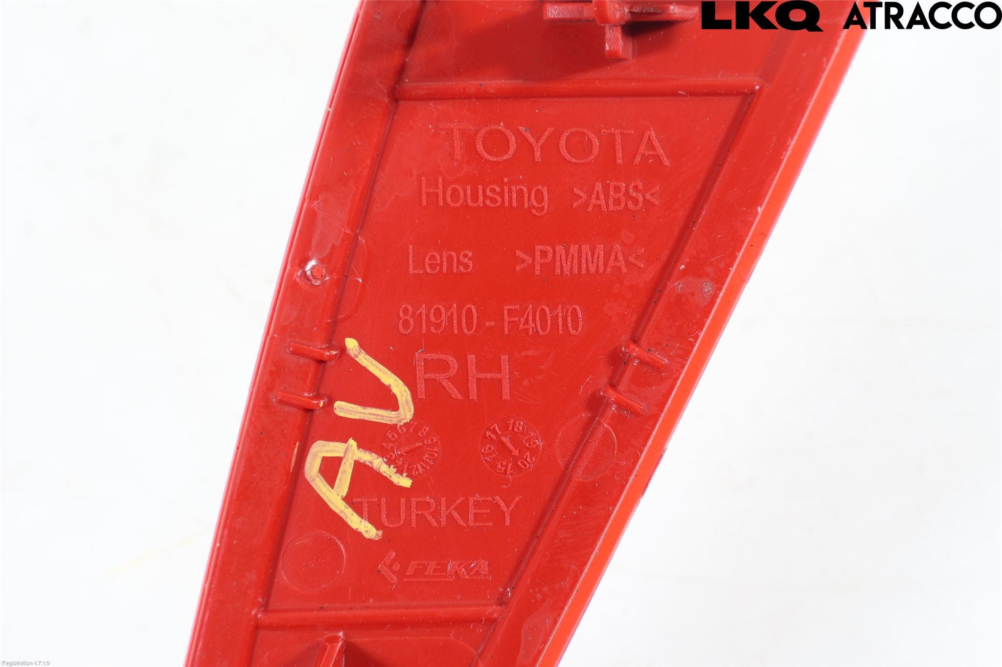 Toyota C-HR 16-23 Dimljus/Reflex Bak