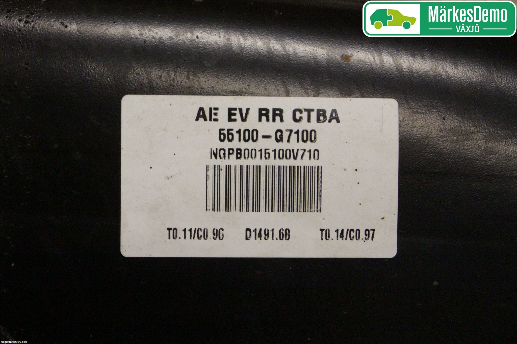 Hyundai IONIQ AE 17-22 Bakaxelbalk