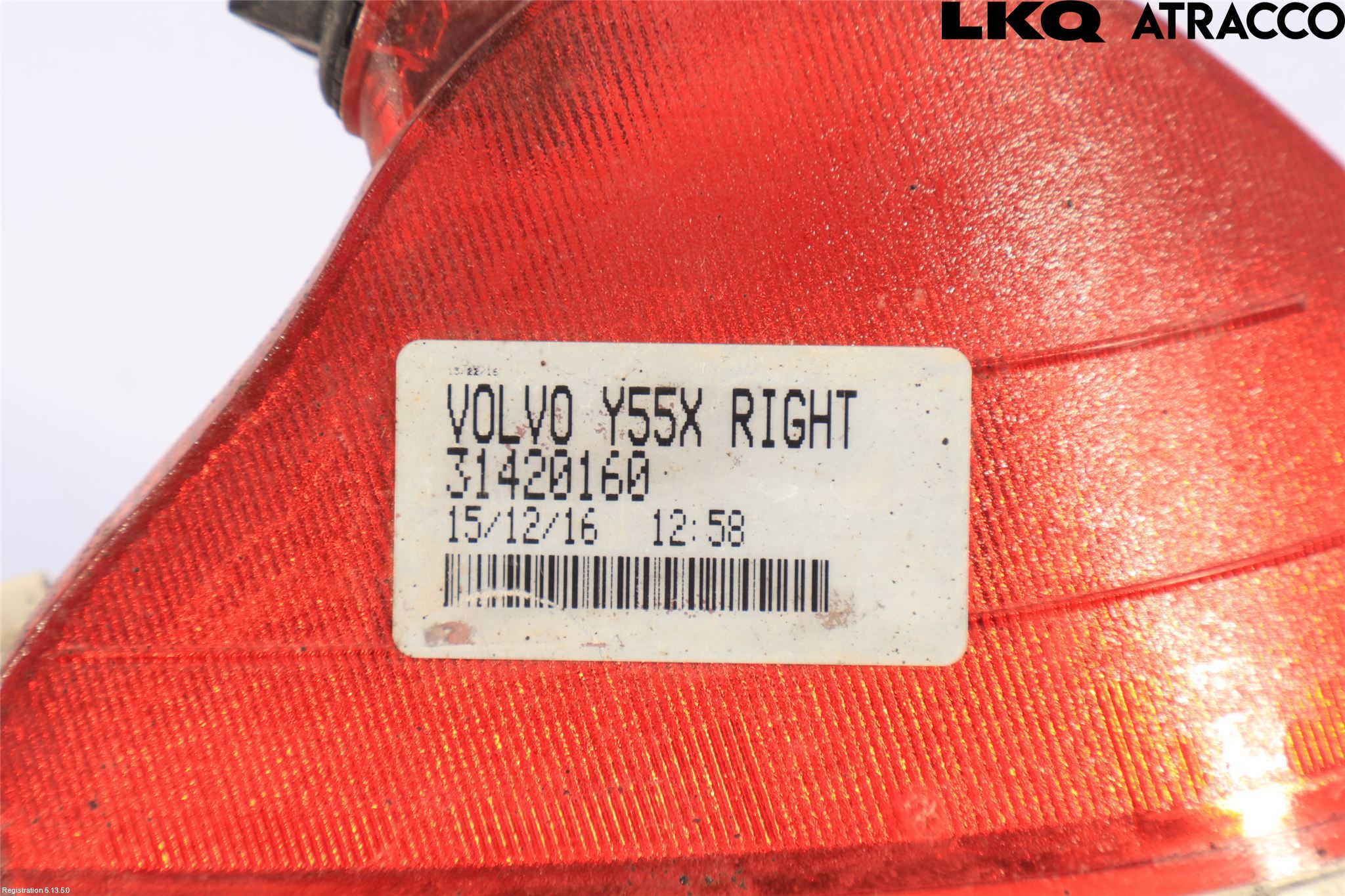 Volvo V40 12-19 Dimljus/Reflex Bak