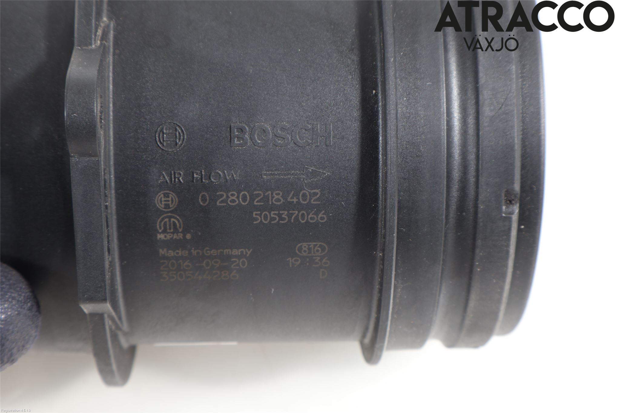 Alfa GIULIA Injluftmassamätare