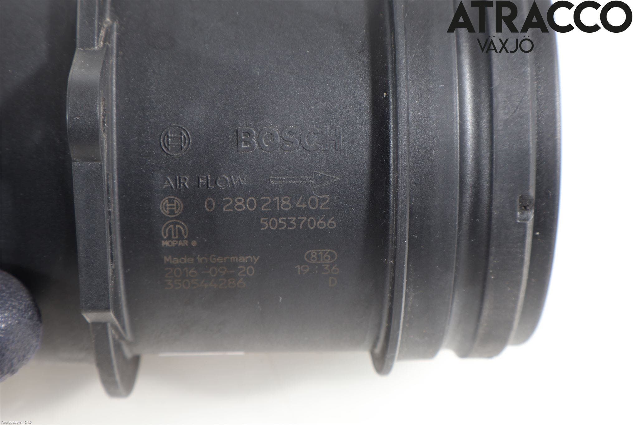 Alfa GIULIA Injluftmassamätare