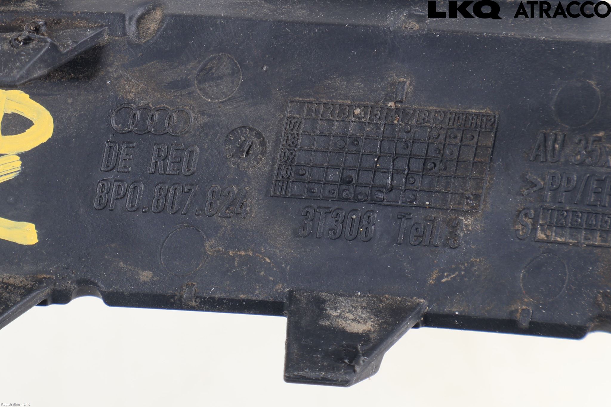 Audi A3/S3 05-13 Stötfångarlist Bak