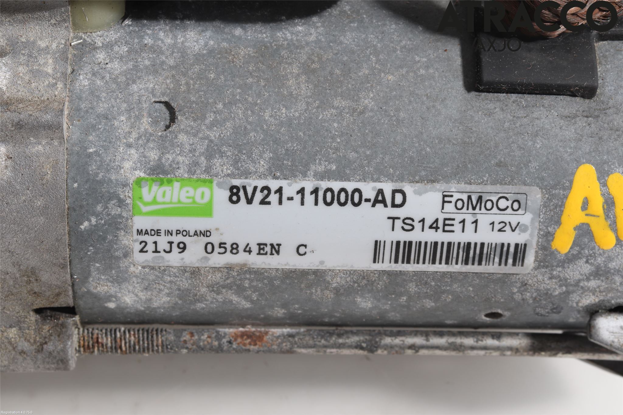 Ford FIESTA 09-12 Startmotor Diesel