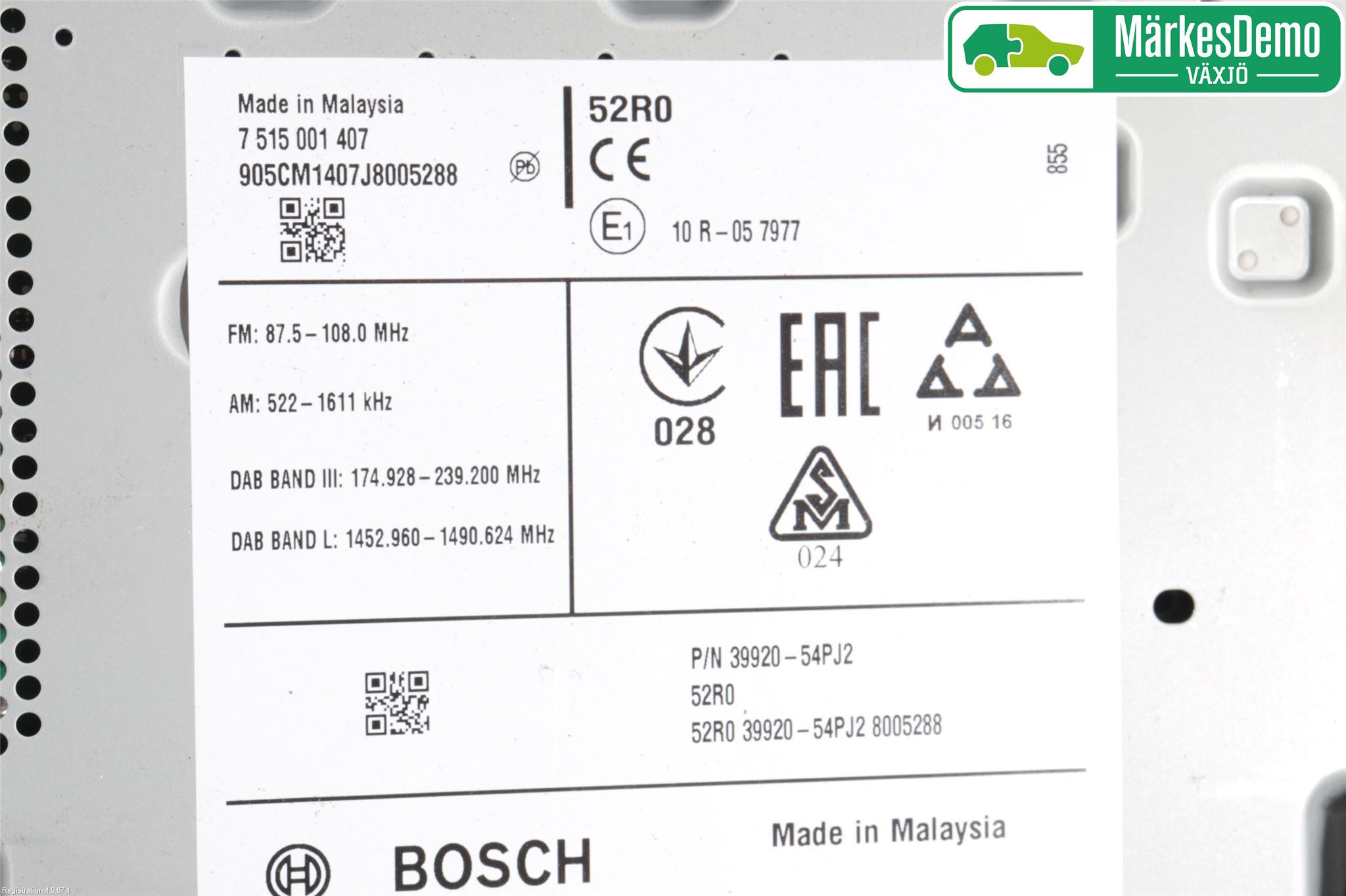 Suzuki VITARA 15- Cd Radio - Multimediapanel