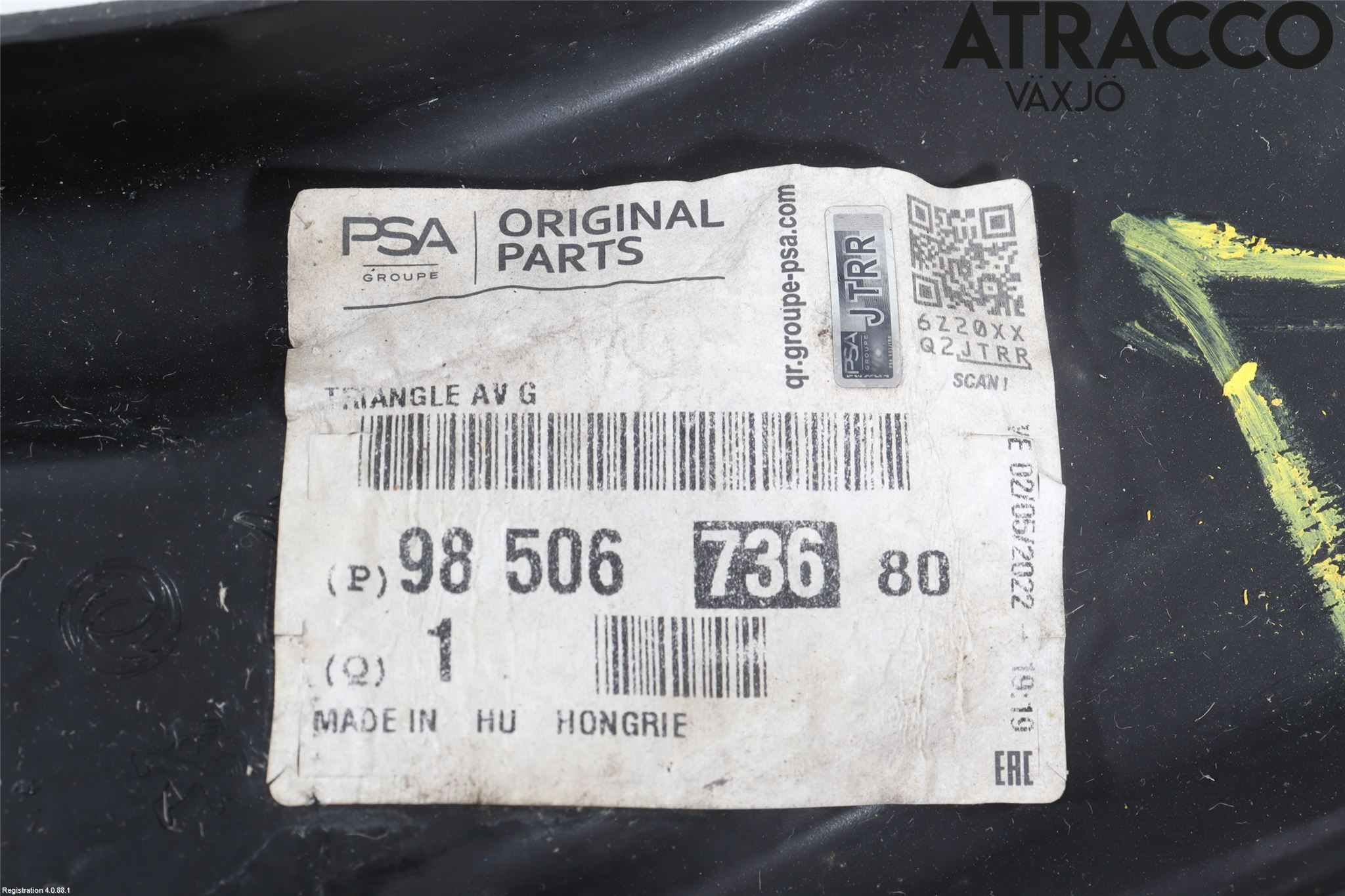 Peugeot 208/E-208 20- Bärarm Fram Undre Vä