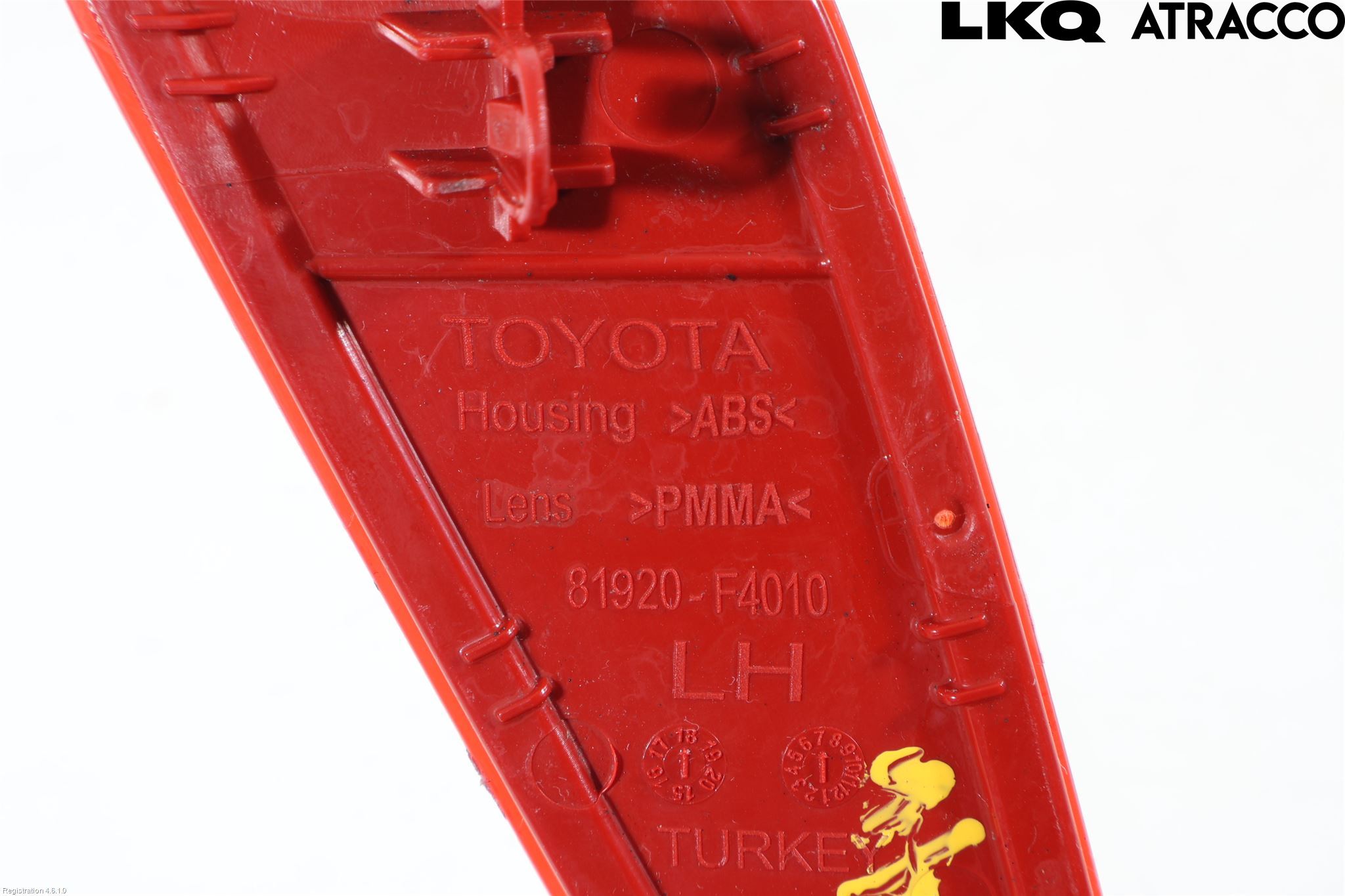 Toyota C-HR 16-23 Dimljus/Reflex Bak