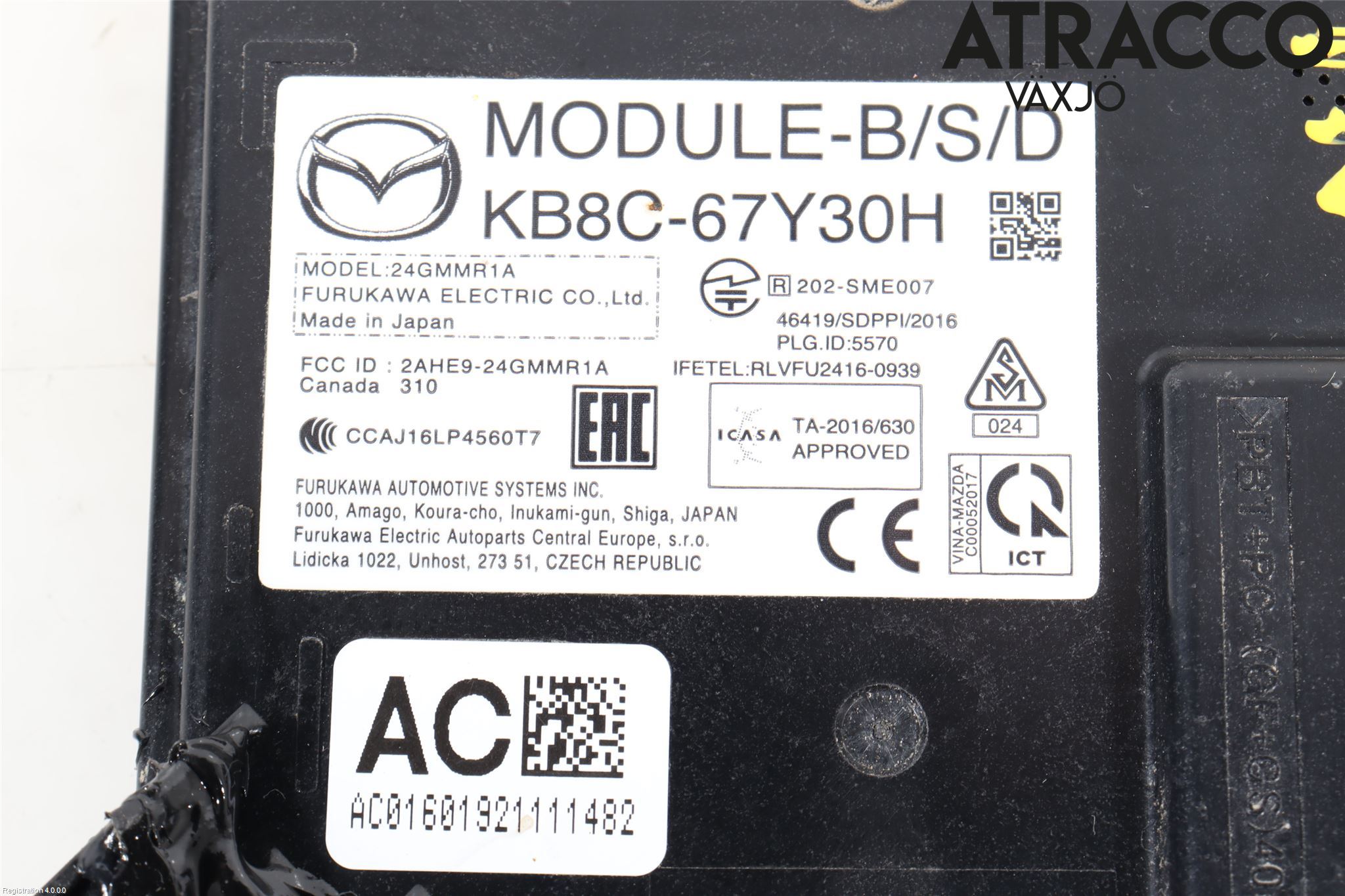 Mazda CX-5 17- Sensor Aktivt Kollisionsskydd