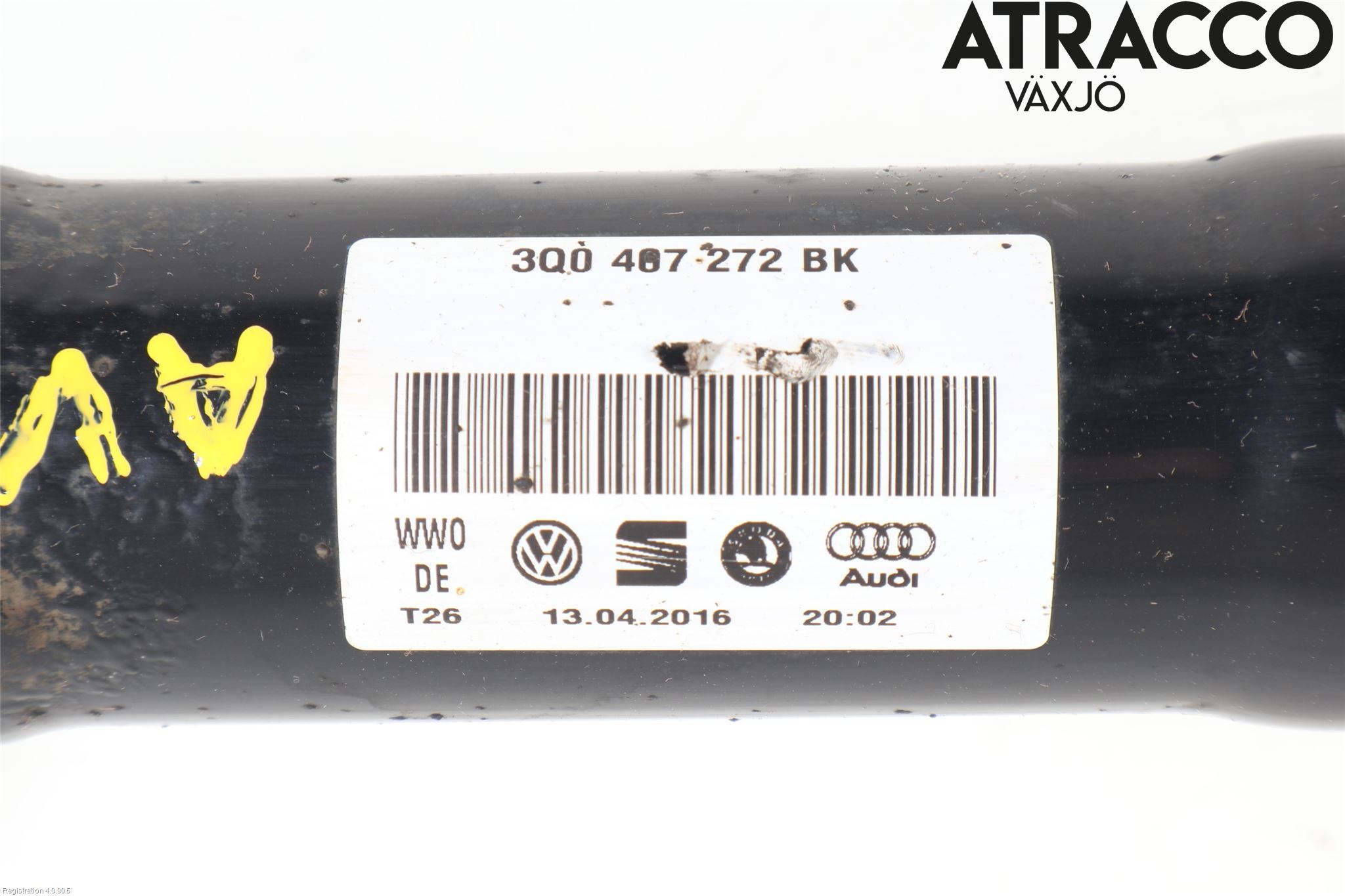 Volkswagen VW PASSAT 15-19 Drivaxel Fram Höger
